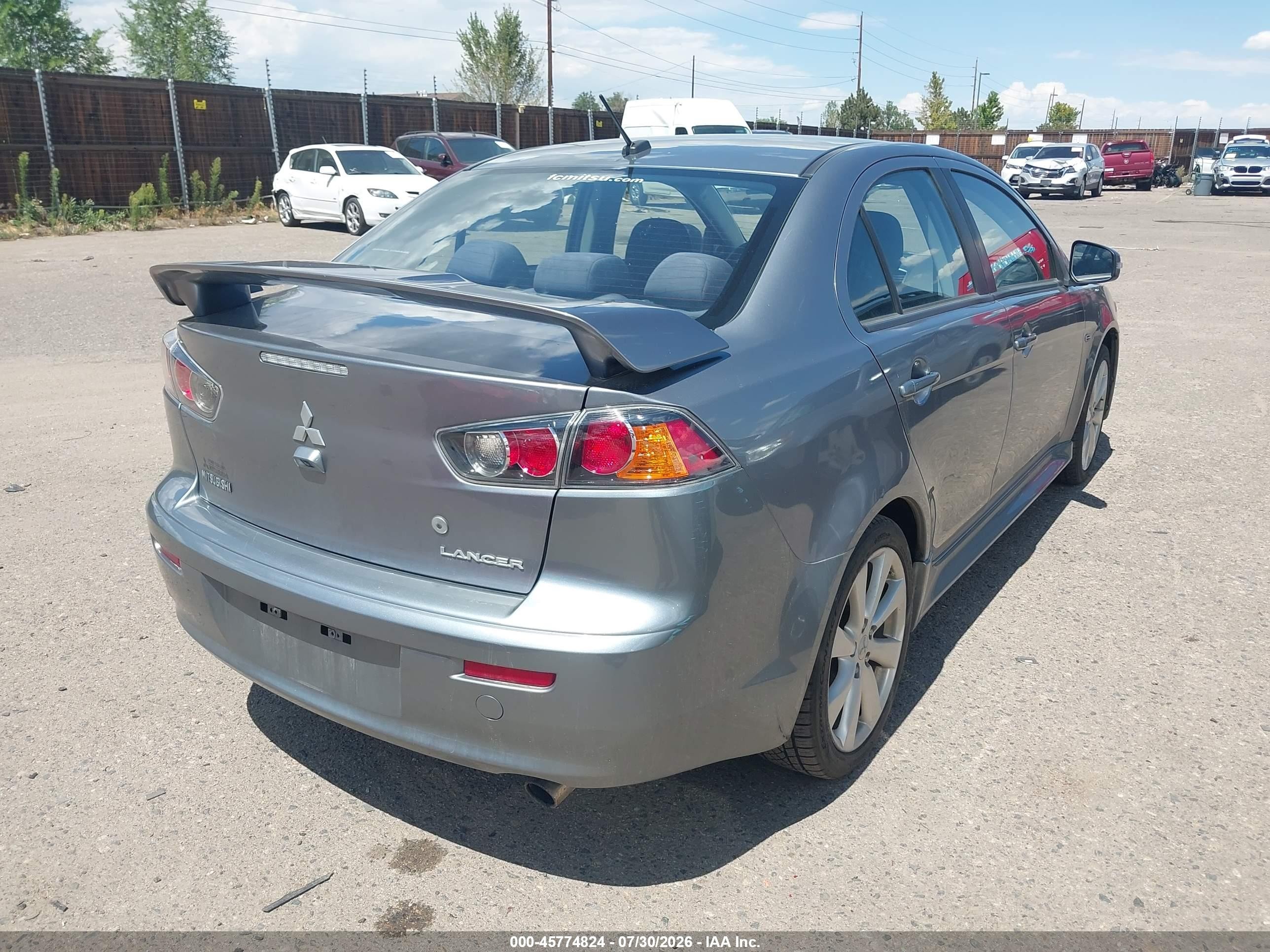 2015 Mitsubishi Lancer Gt Silver vin: JA32U8FW7FU012234