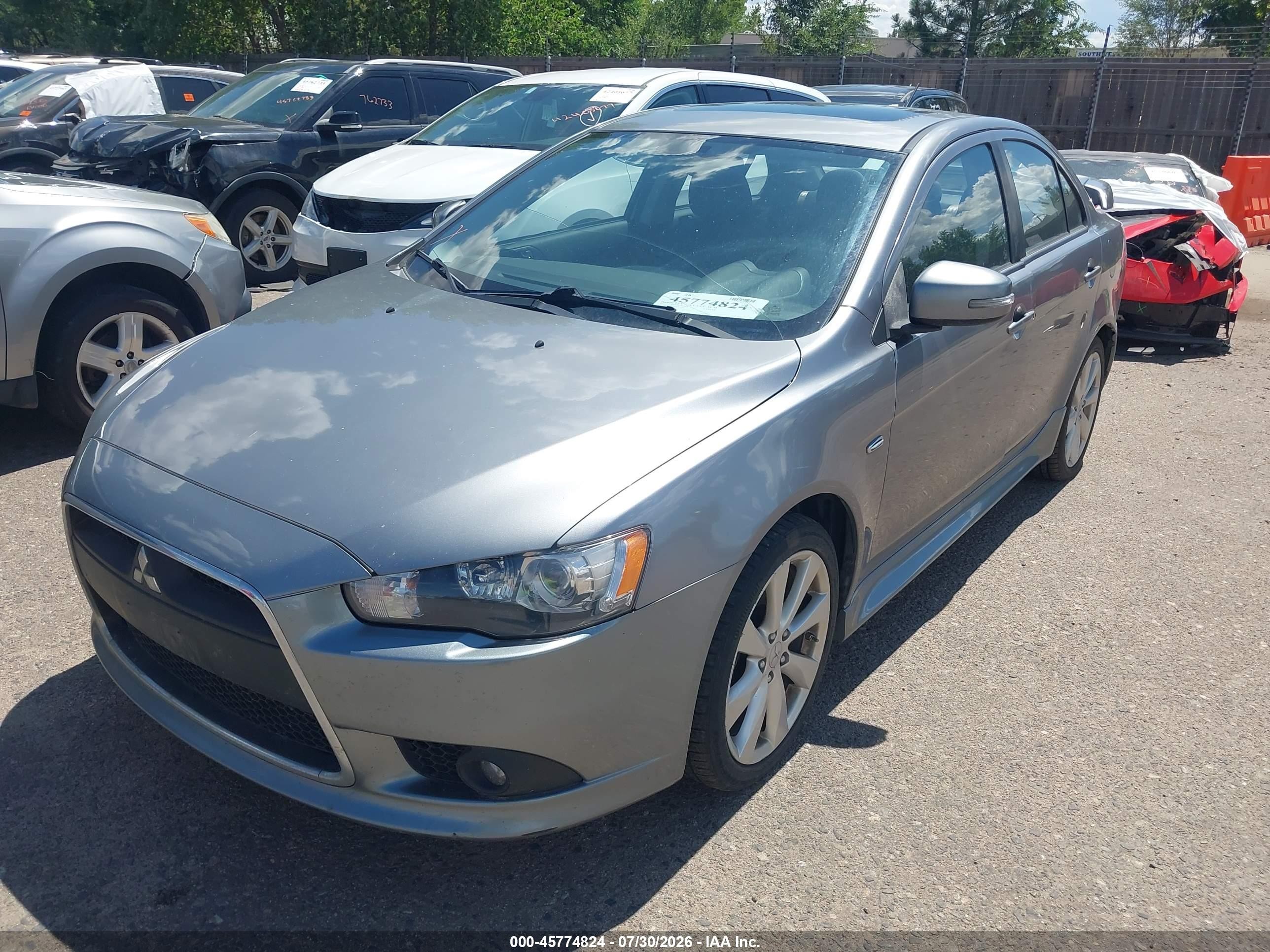 2015 Mitsubishi Lancer Gt Silver vin: JA32U8FW7FU012234