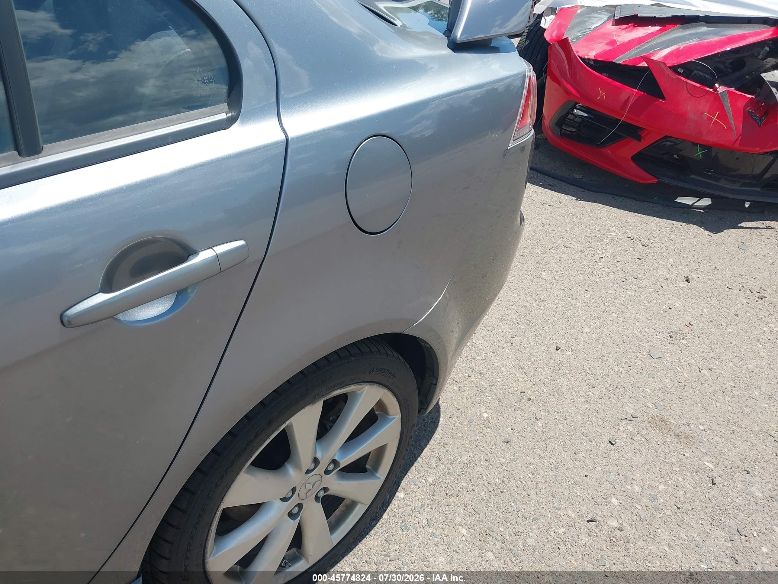 2015 Mitsubishi Lancer Gt Silver vin: JA32U8FW7FU012234