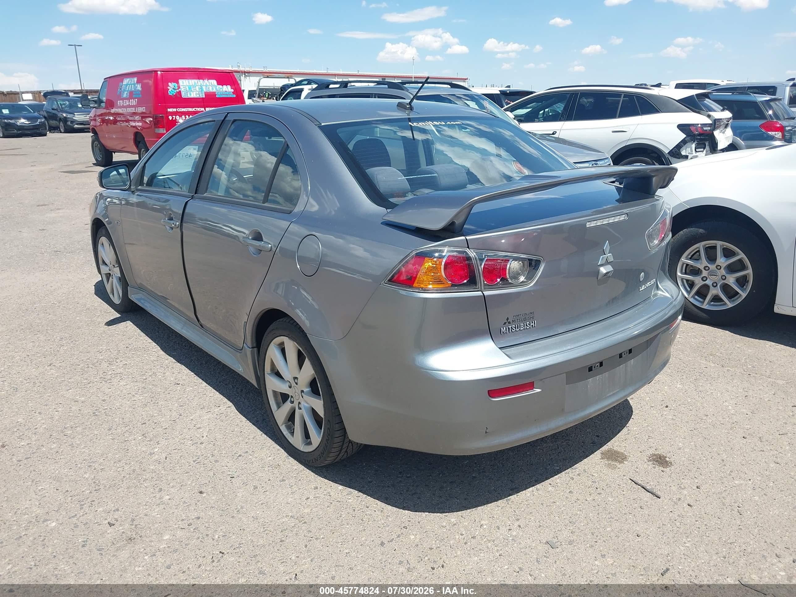 2015 Mitsubishi Lancer Gt Silver vin: JA32U8FW7FU012234