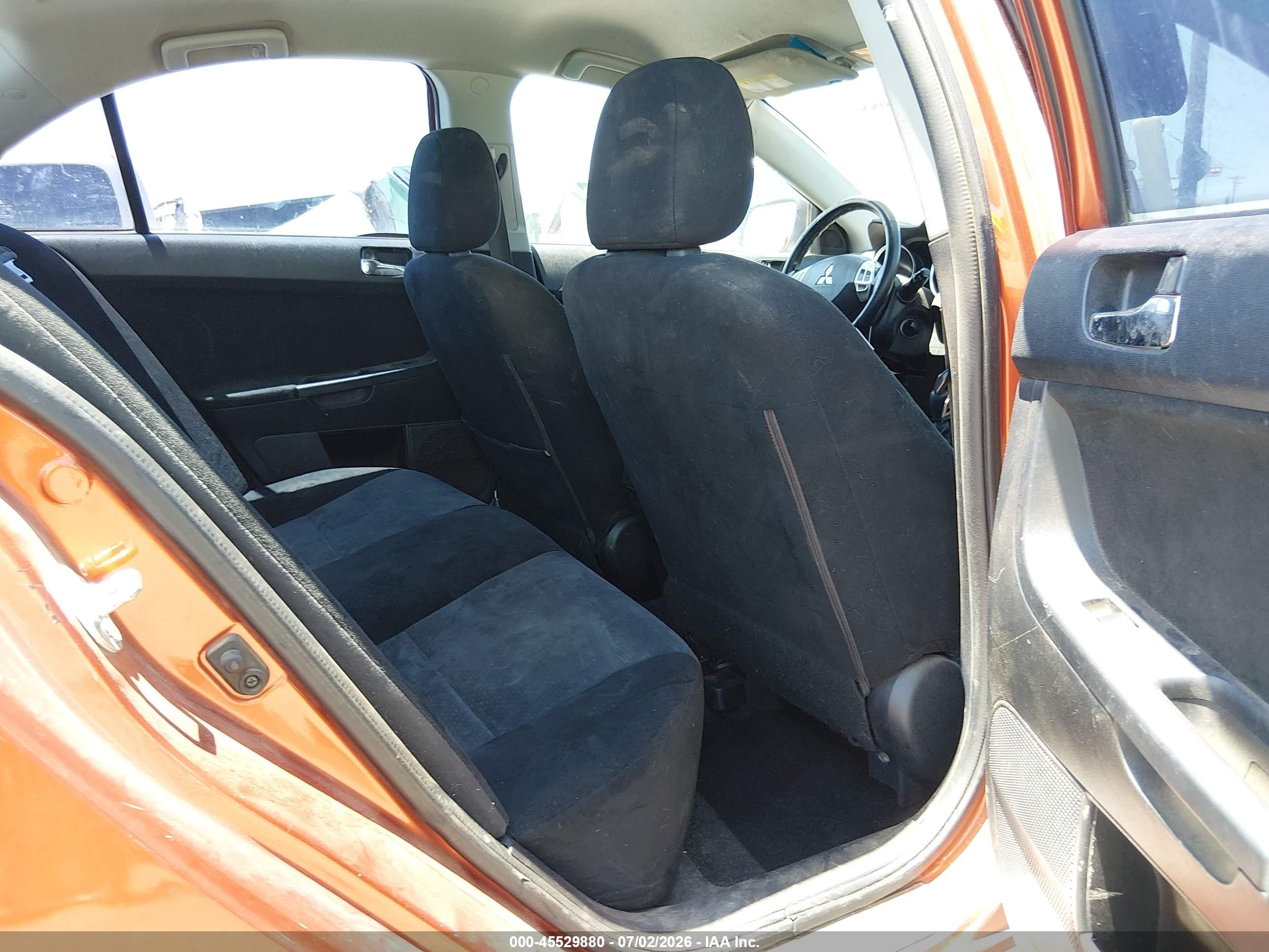 2011 Mitsubishi Lancer Gts Orange vin: JA32U8FW8BU016447