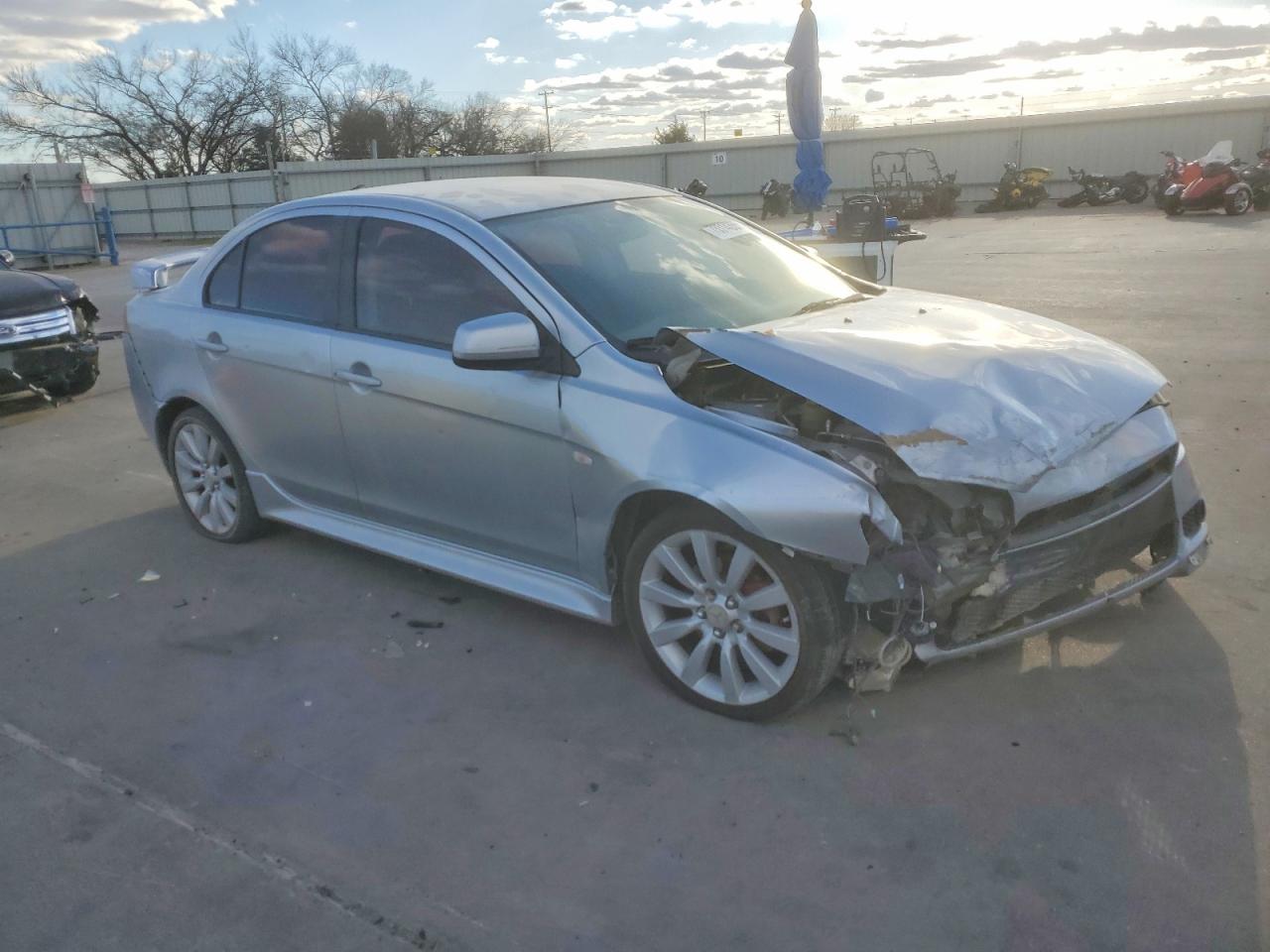 2011 Mitsubishi Lancer Gts Silver vin: JA32U8FW8BU024838