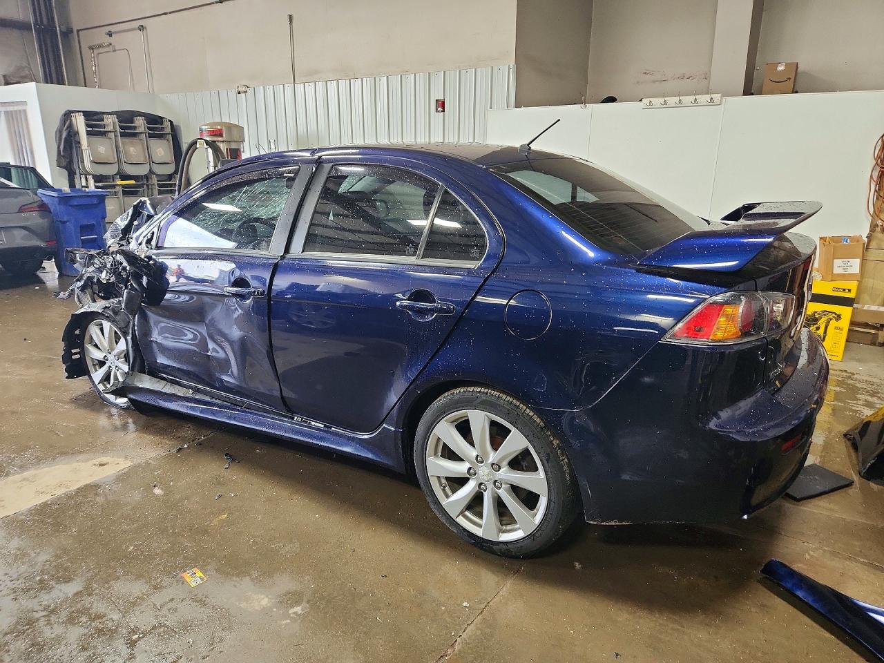 2013 Mitsubishi Lancer Gt Blue vin: JA32U8FW8DU008822