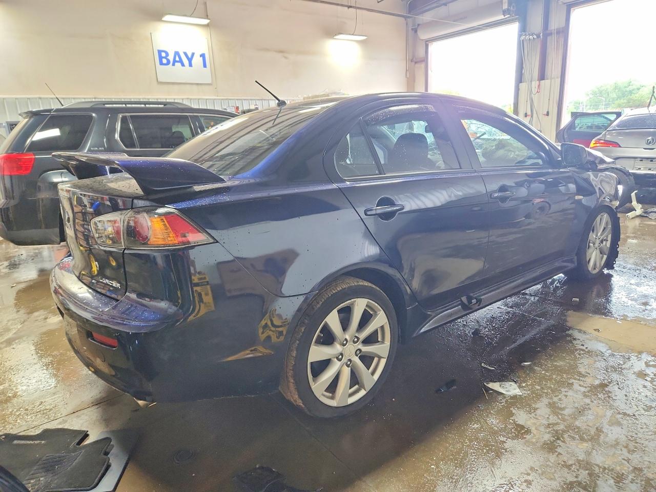 2013 Mitsubishi Lancer Gt Blue vin: JA32U8FW8DU008822