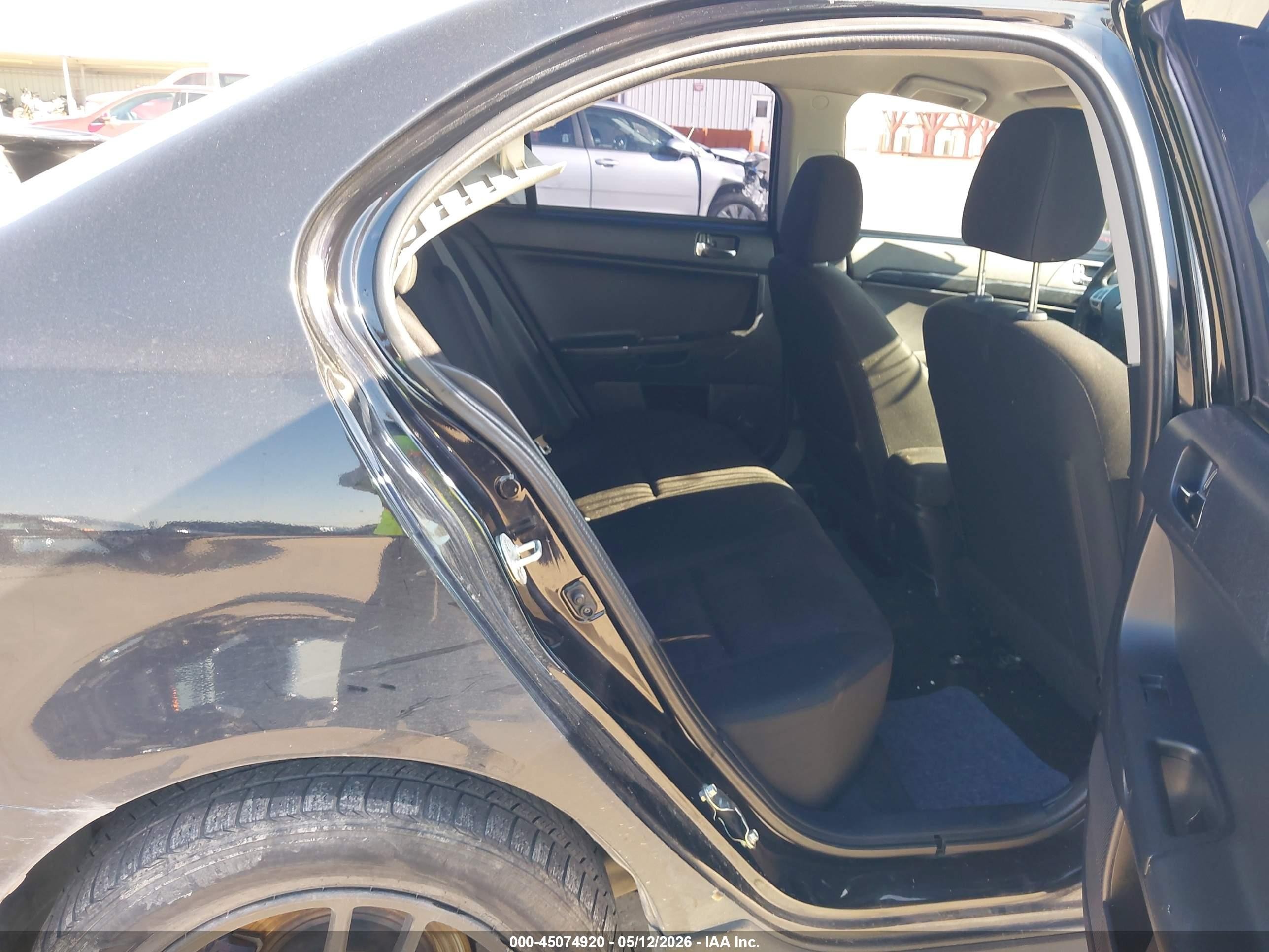 2013 Mitsubishi Lancer Gt Black vin: JA32U8FW8DU018038