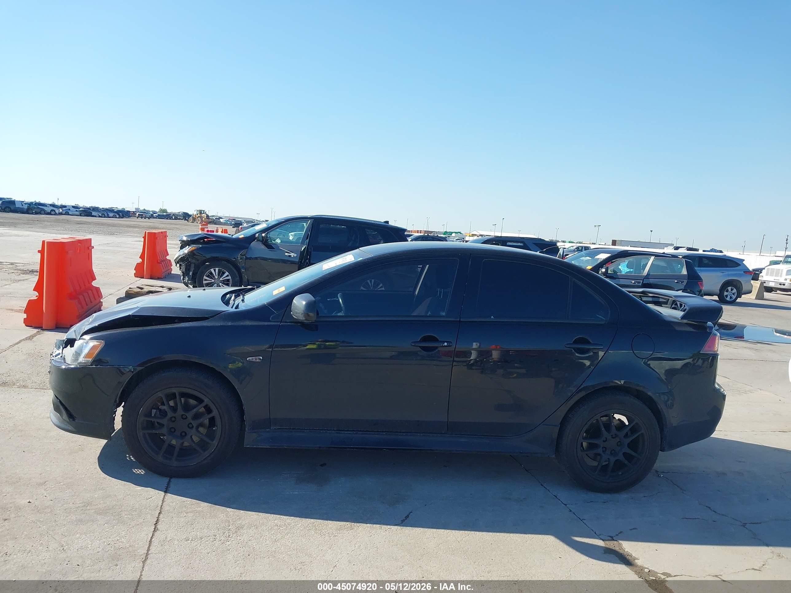 2013 Mitsubishi Lancer Gt Black vin: JA32U8FW8DU018038
