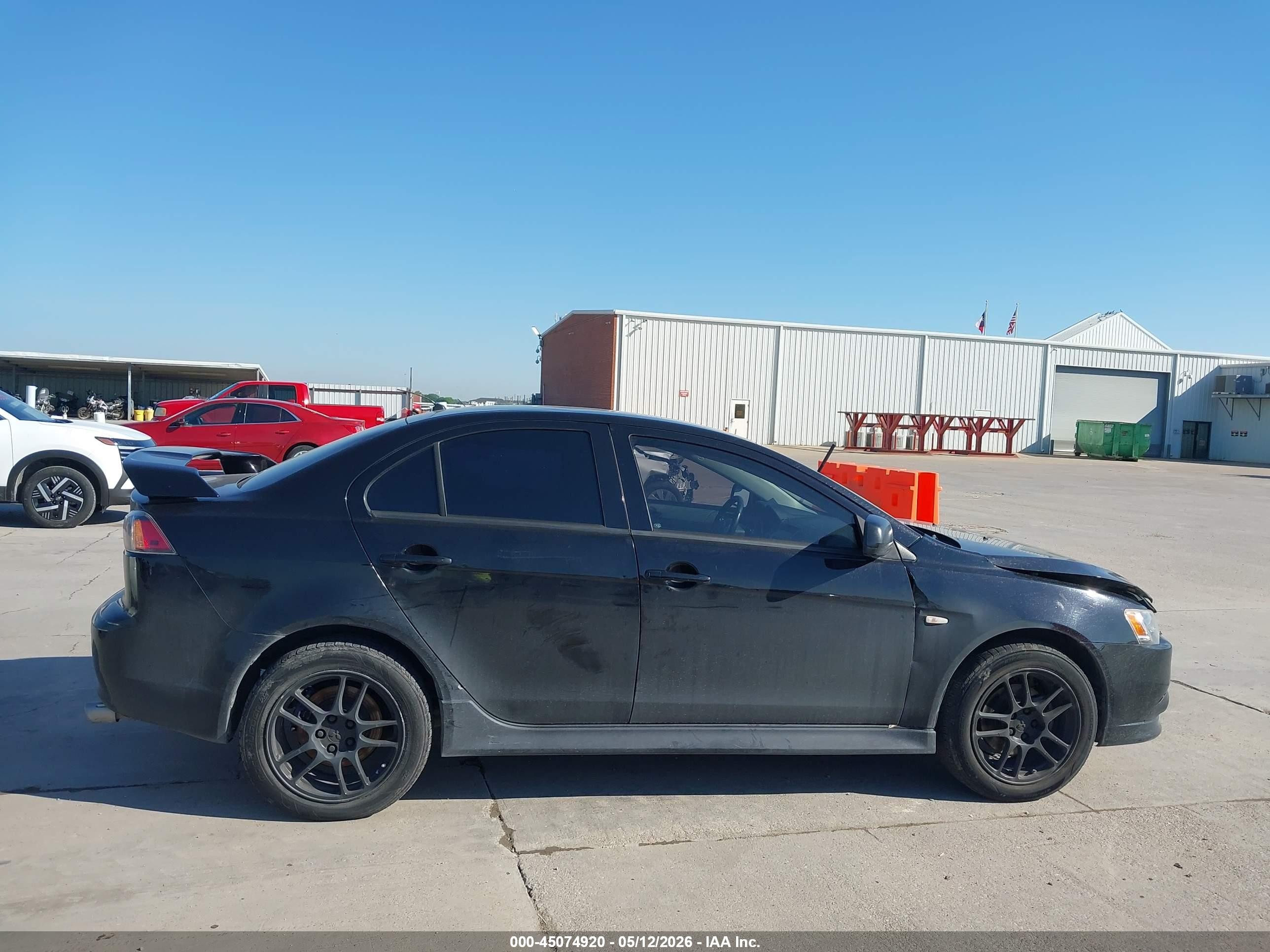 2013 Mitsubishi Lancer Gt Black vin: JA32U8FW8DU018038