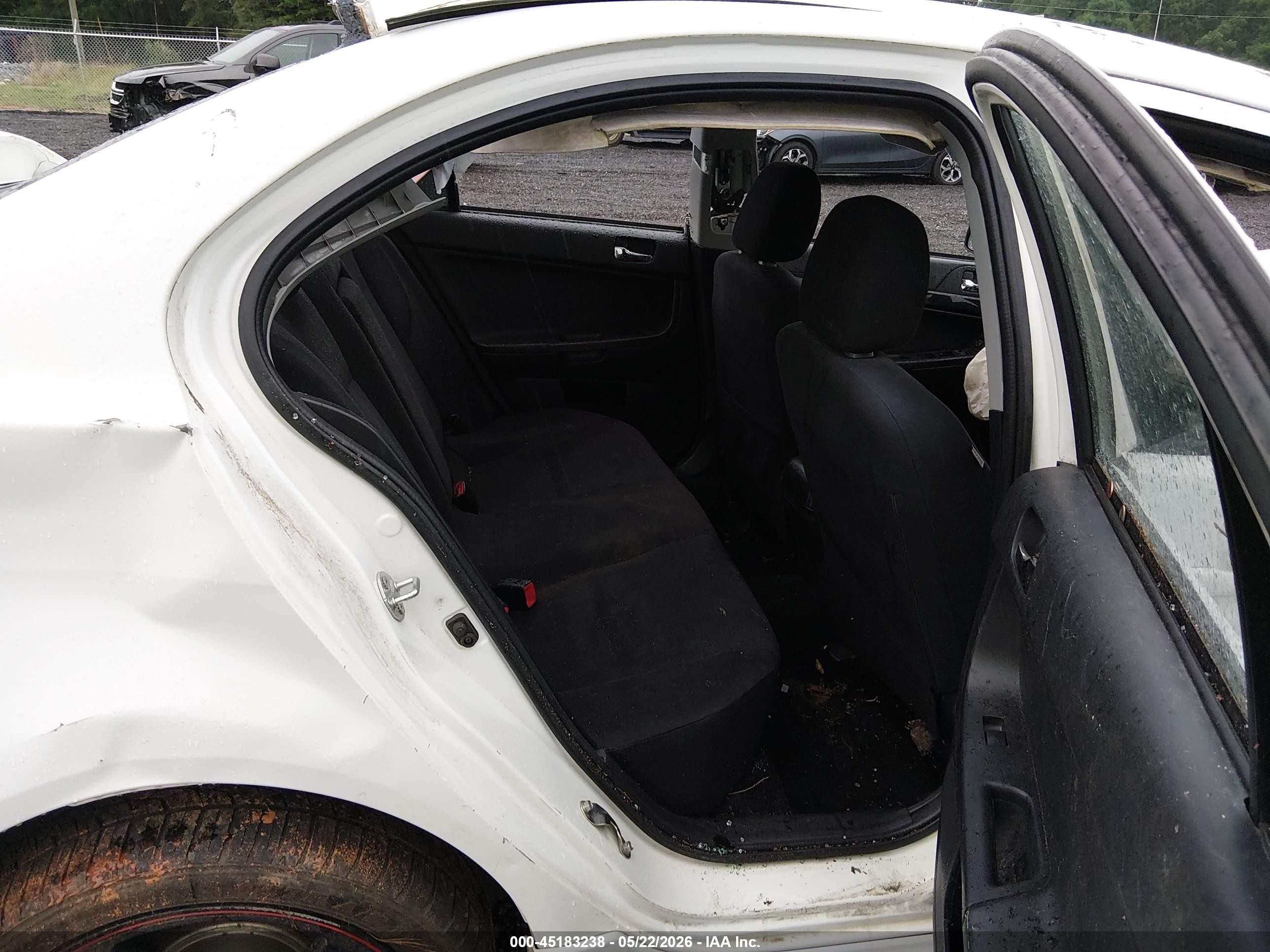 2014 Mitsubishi Lancer Gt White vin: JA32U8FW9EU011813