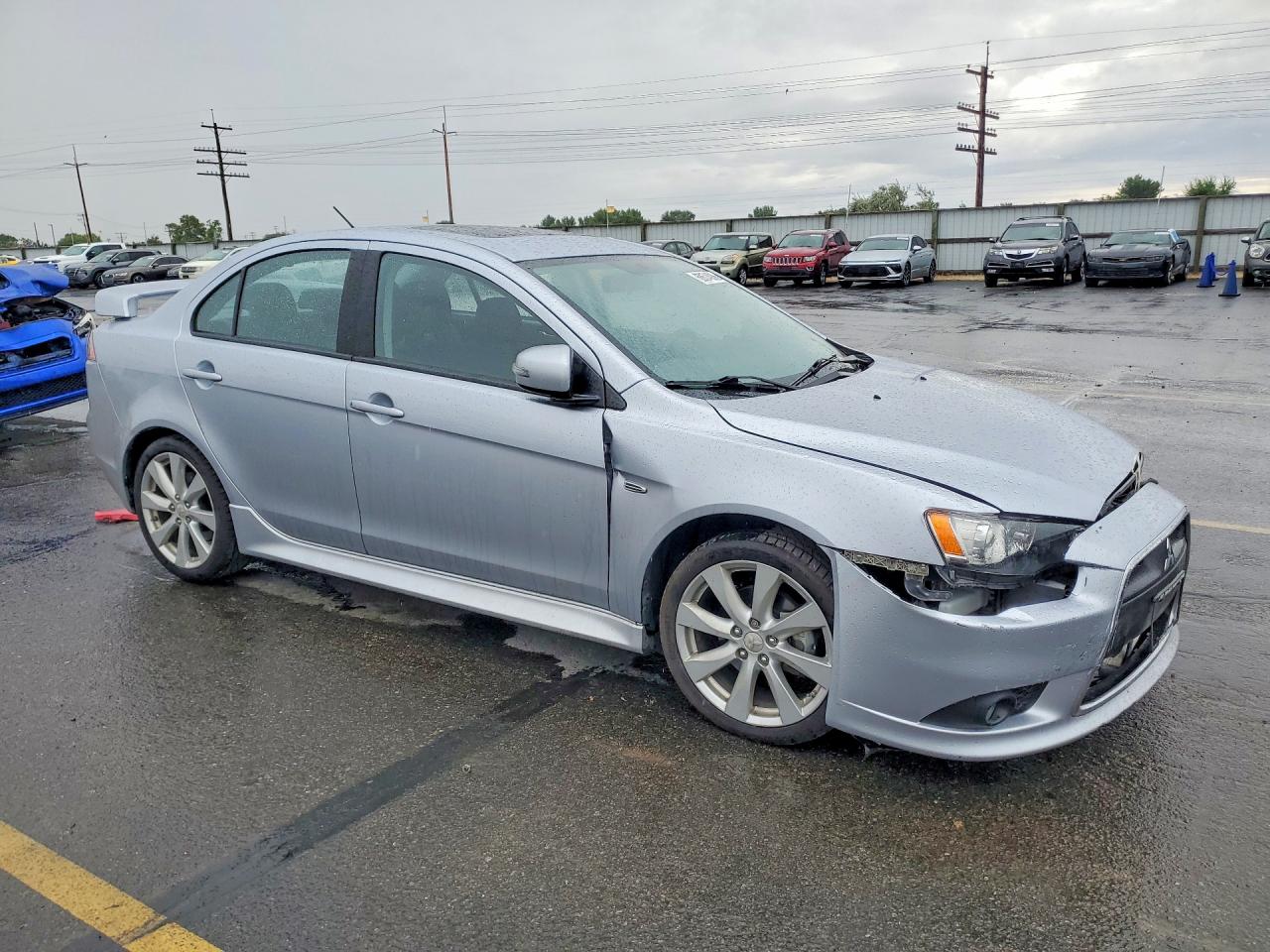 2015 Mitsubishi Lancer Gt Silver vin: JA32U8FW9FU006371