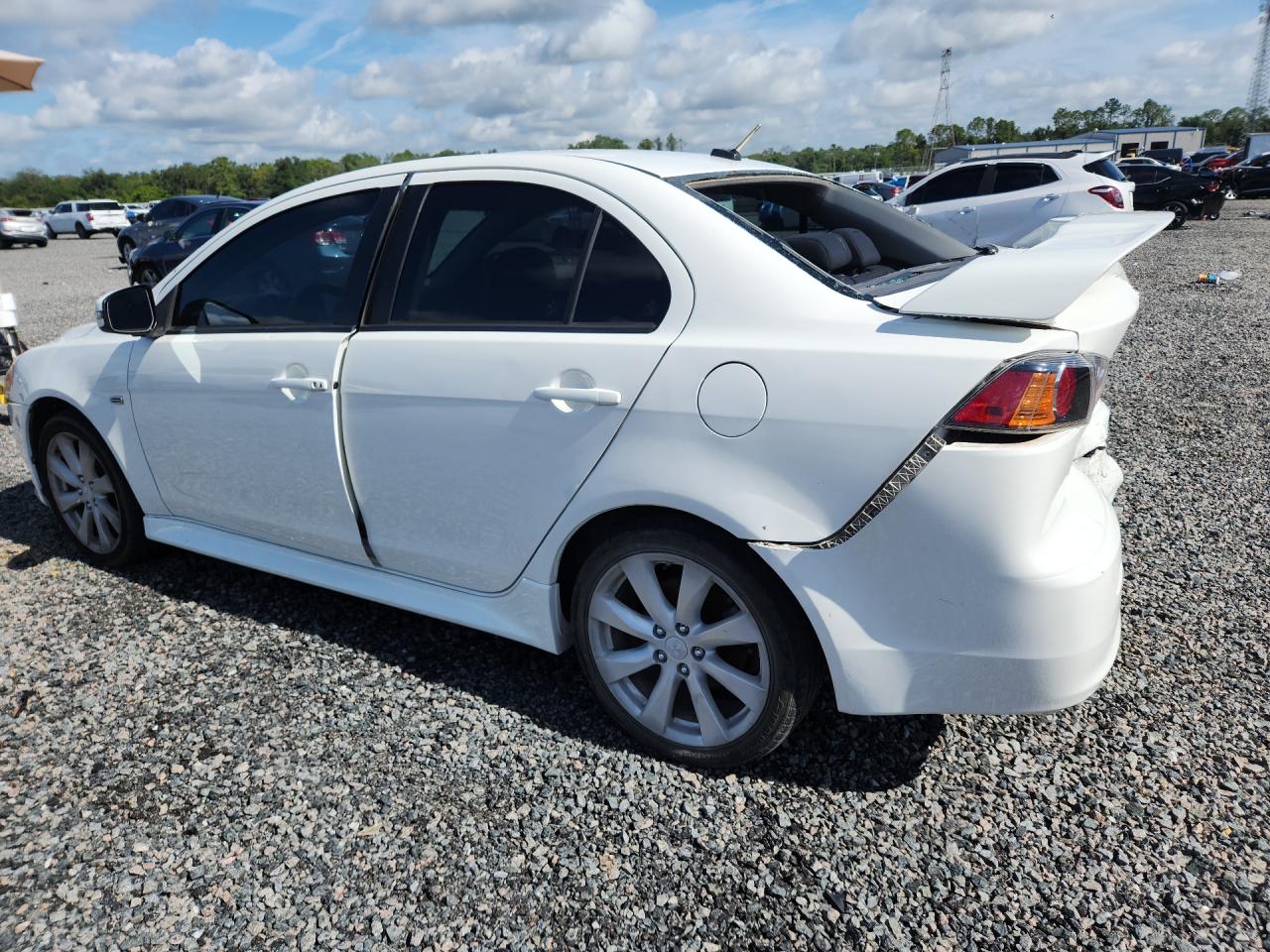 2015 Mitsubishi Lancer Gt White vin: JA32U8FW9FU013806