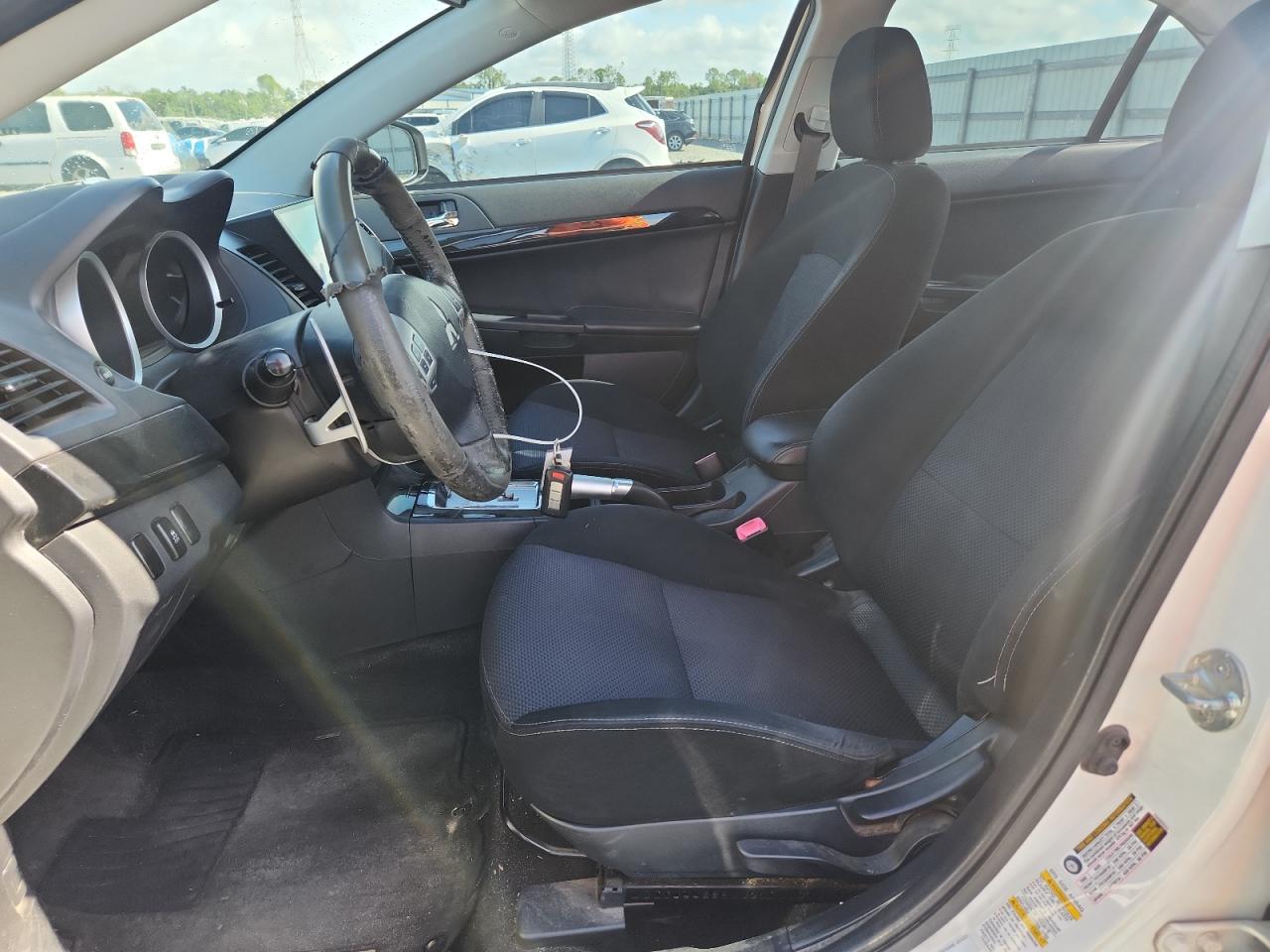 2015 Mitsubishi Lancer Gt White vin: JA32U8FW9FU013806