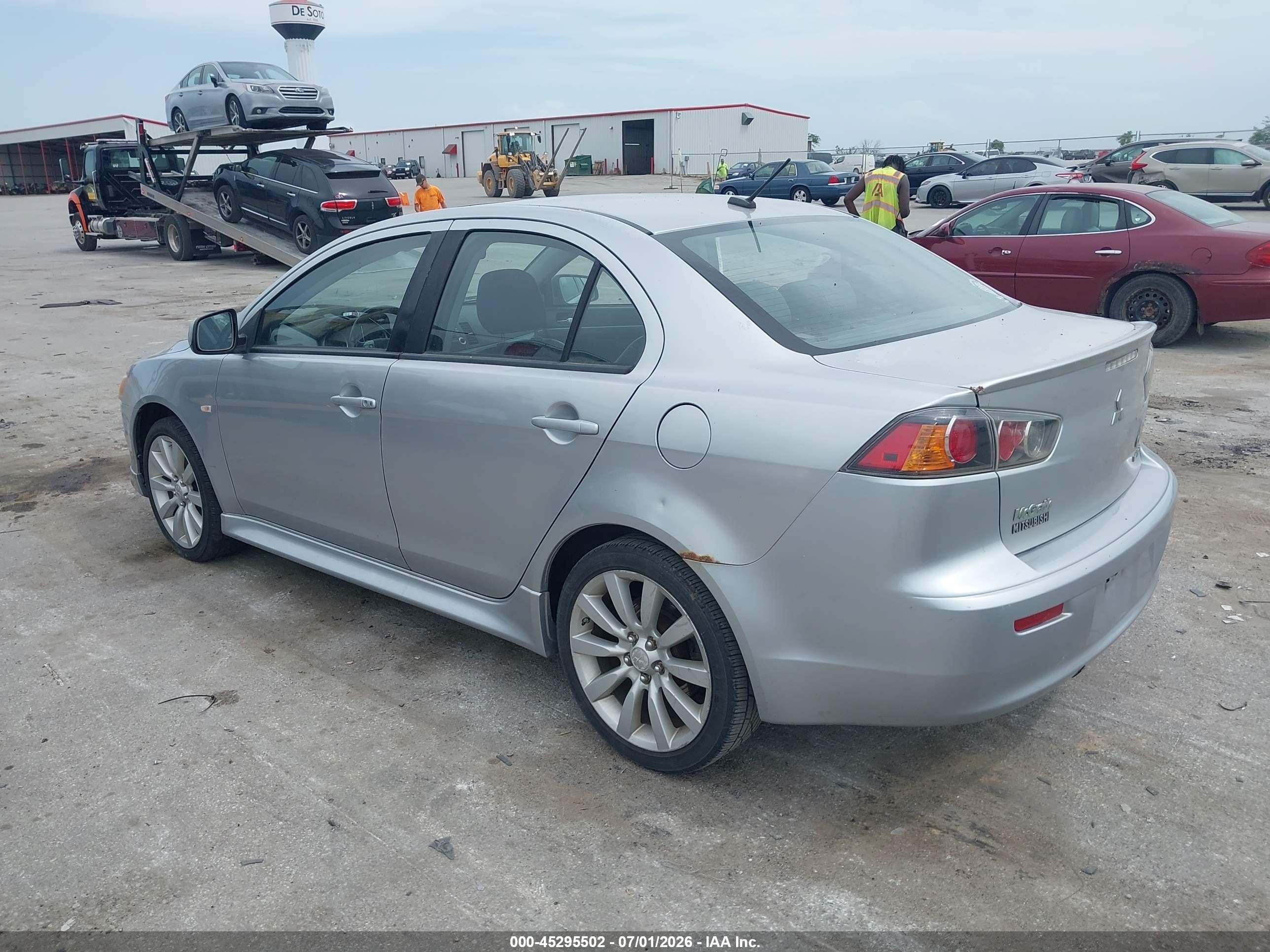 2011 Mitsubishi Lancer Gts Silver vin: JA32U8FWXBU004347