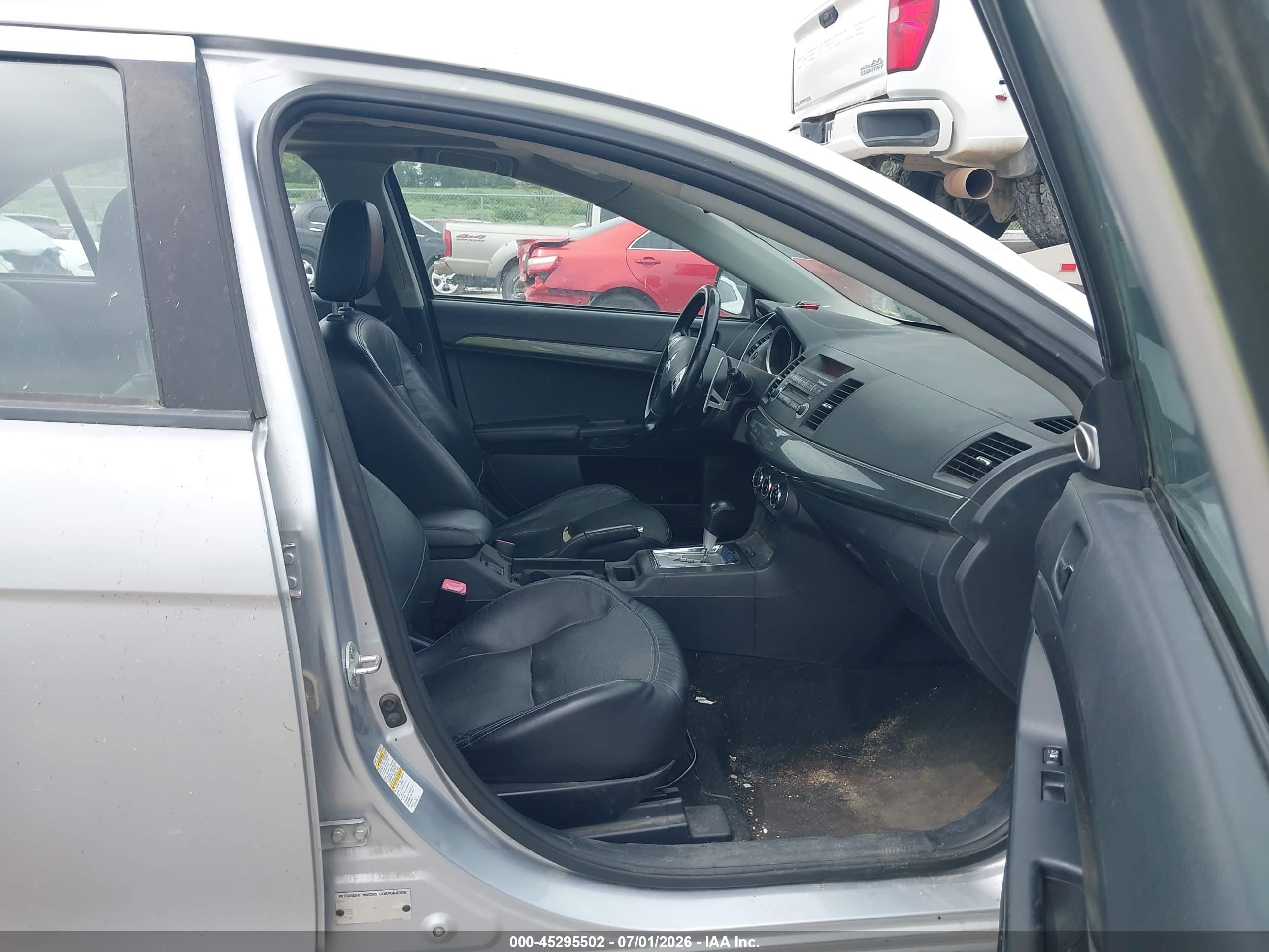 2011 Mitsubishi Lancer Gts Silver vin: JA32U8FWXBU004347