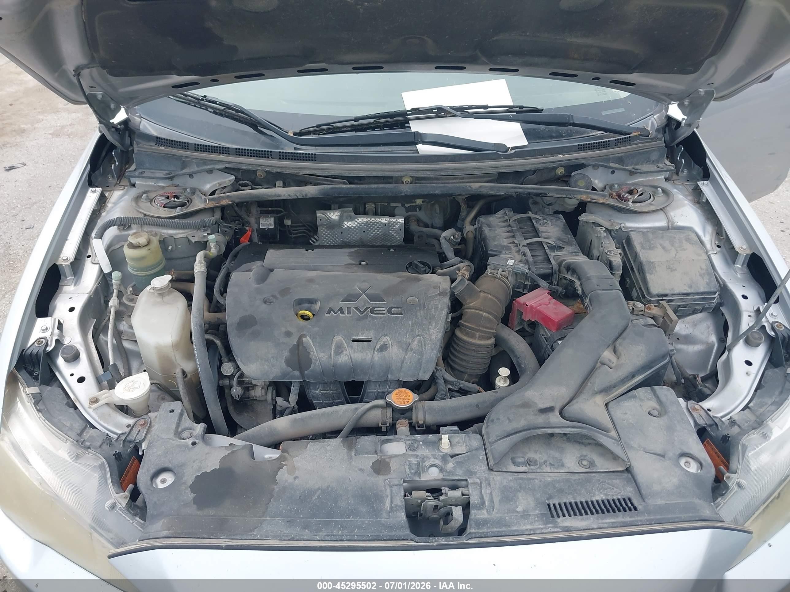 2011 Mitsubishi Lancer Gts Silver vin: JA32U8FWXBU004347