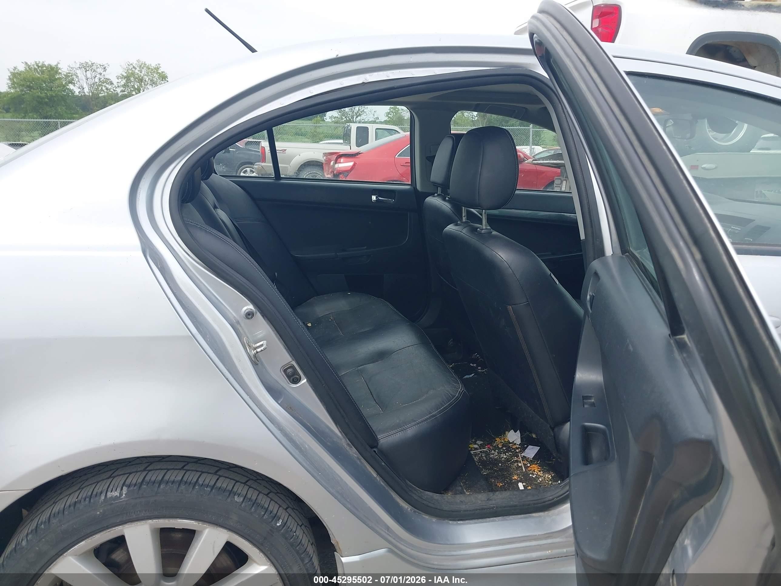 2011 Mitsubishi Lancer Gts Silver vin: JA32U8FWXBU004347