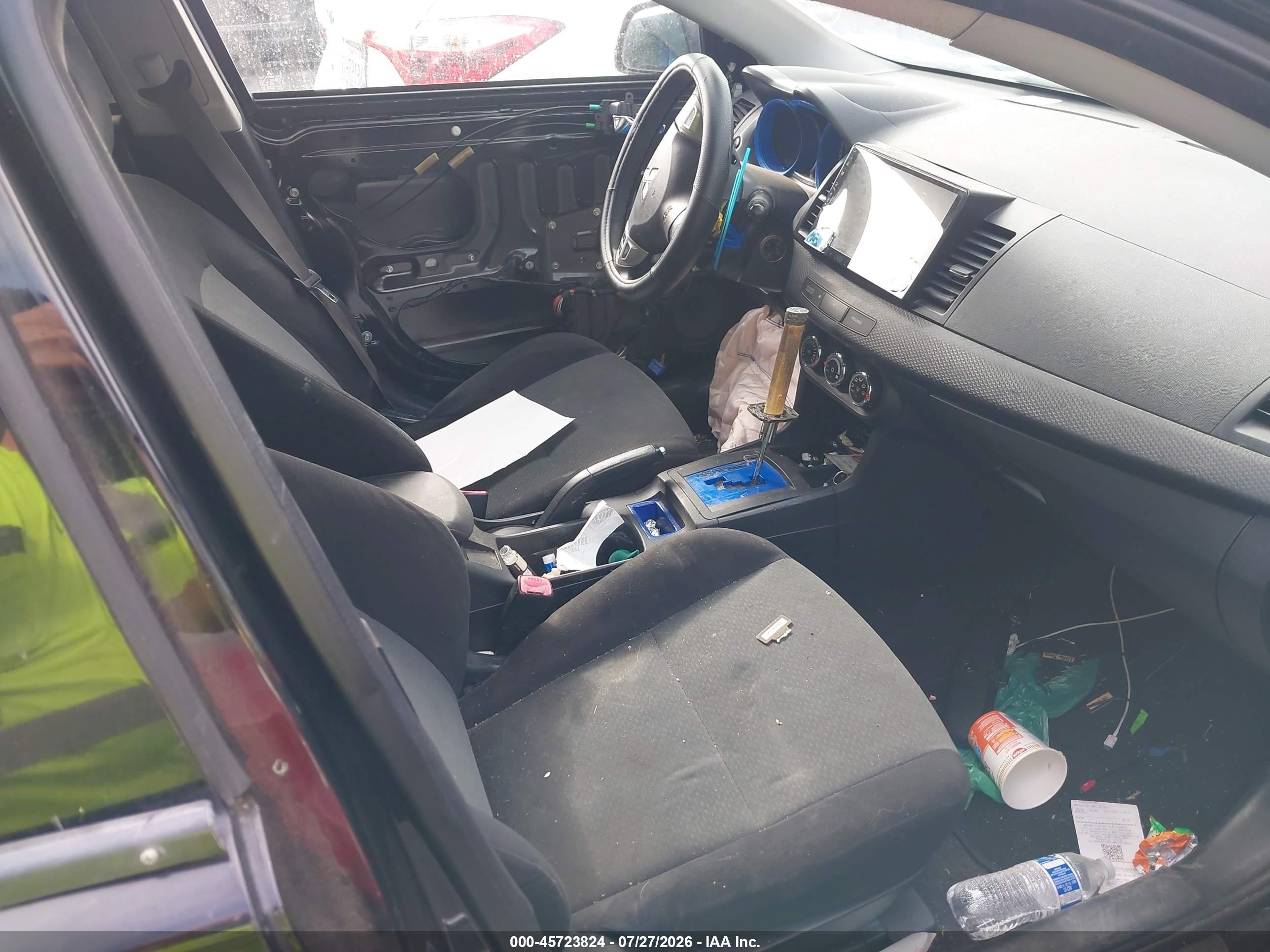 2011 Mitsubishi Lancer Gts Черный vin: JA32U8FWXBU044900