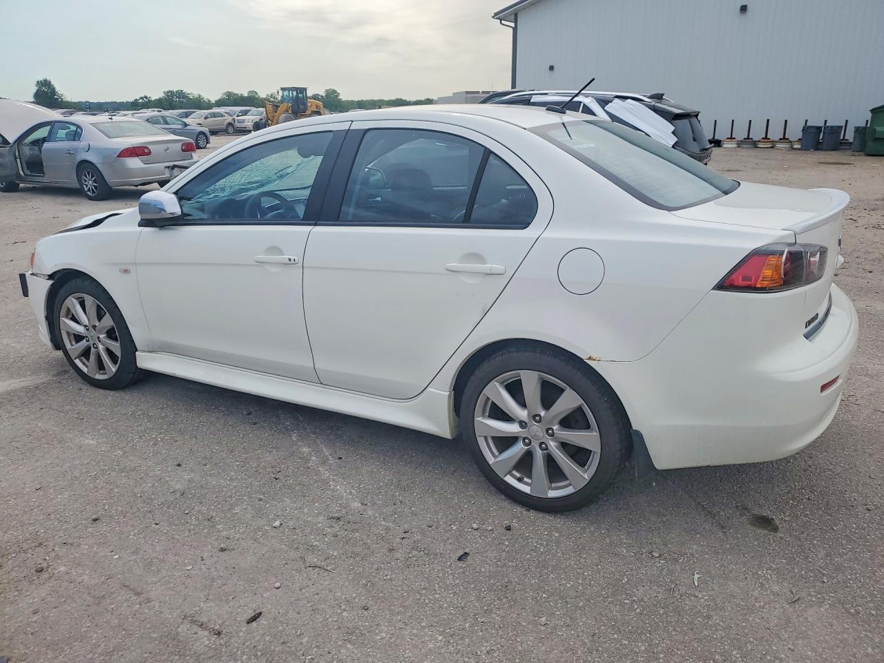2012 Mitsubishi Lancer Gt White vin: JA32U8FWXCU015303