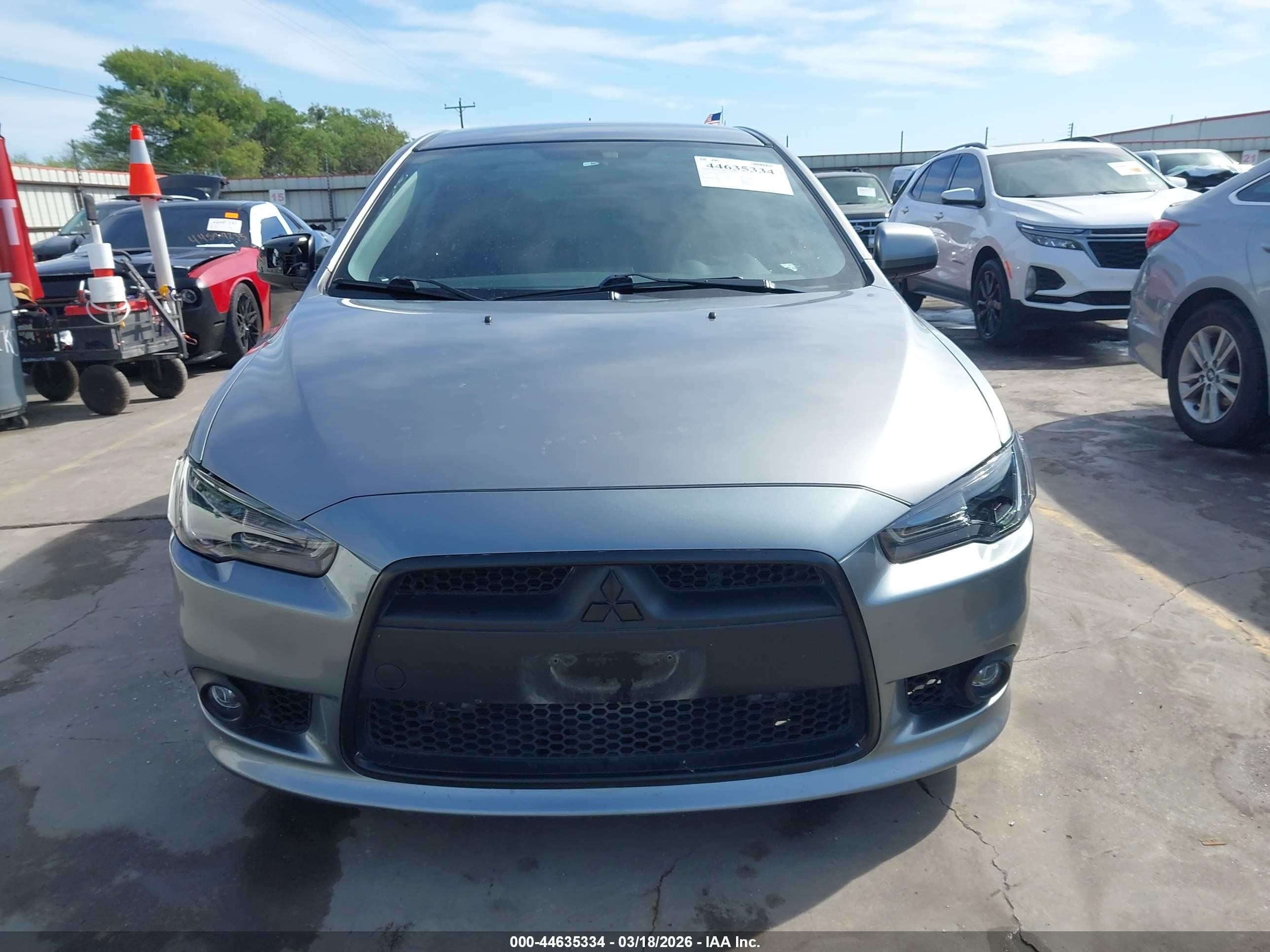 2014 Mitsubishi Lancer Gt Gray vin: JA32U8FWXEU004076