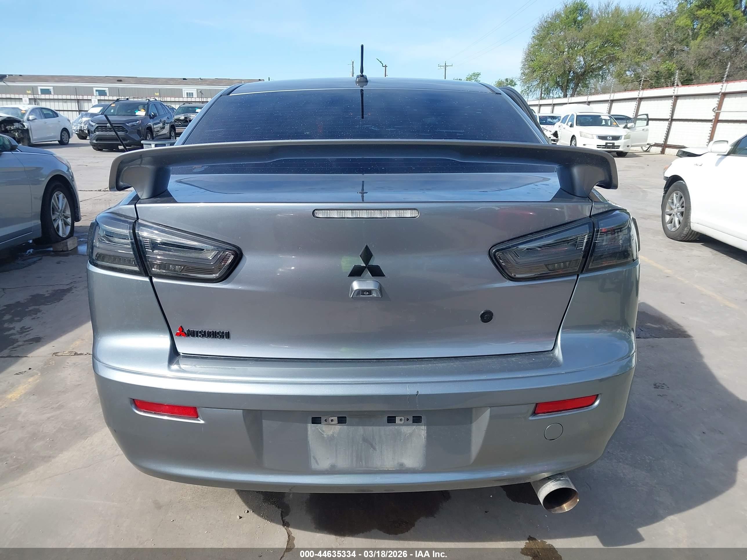2014 Mitsubishi Lancer Gt Gray vin: JA32U8FWXEU004076