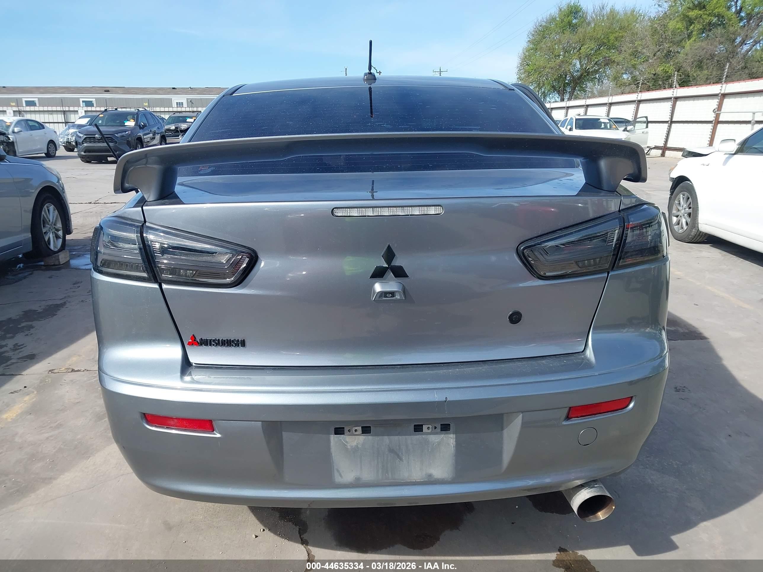 2014 Mitsubishi Lancer Gt Gray vin: JA32U8FWXEU004076