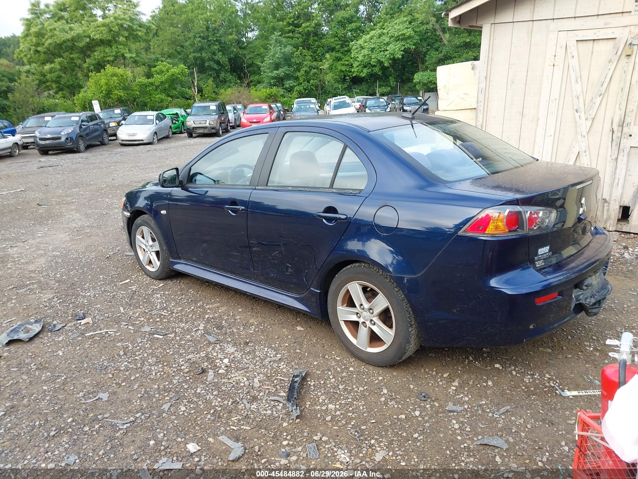 2014 Mitsubishi Lancer Se Blue vin: JA32V2FW0EU008616