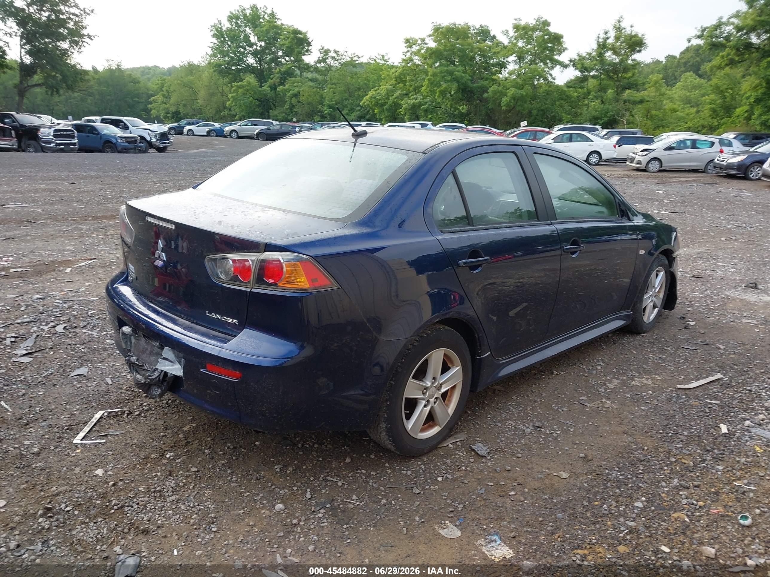 2014 Mitsubishi Lancer Se Blue vin: JA32V2FW0EU008616