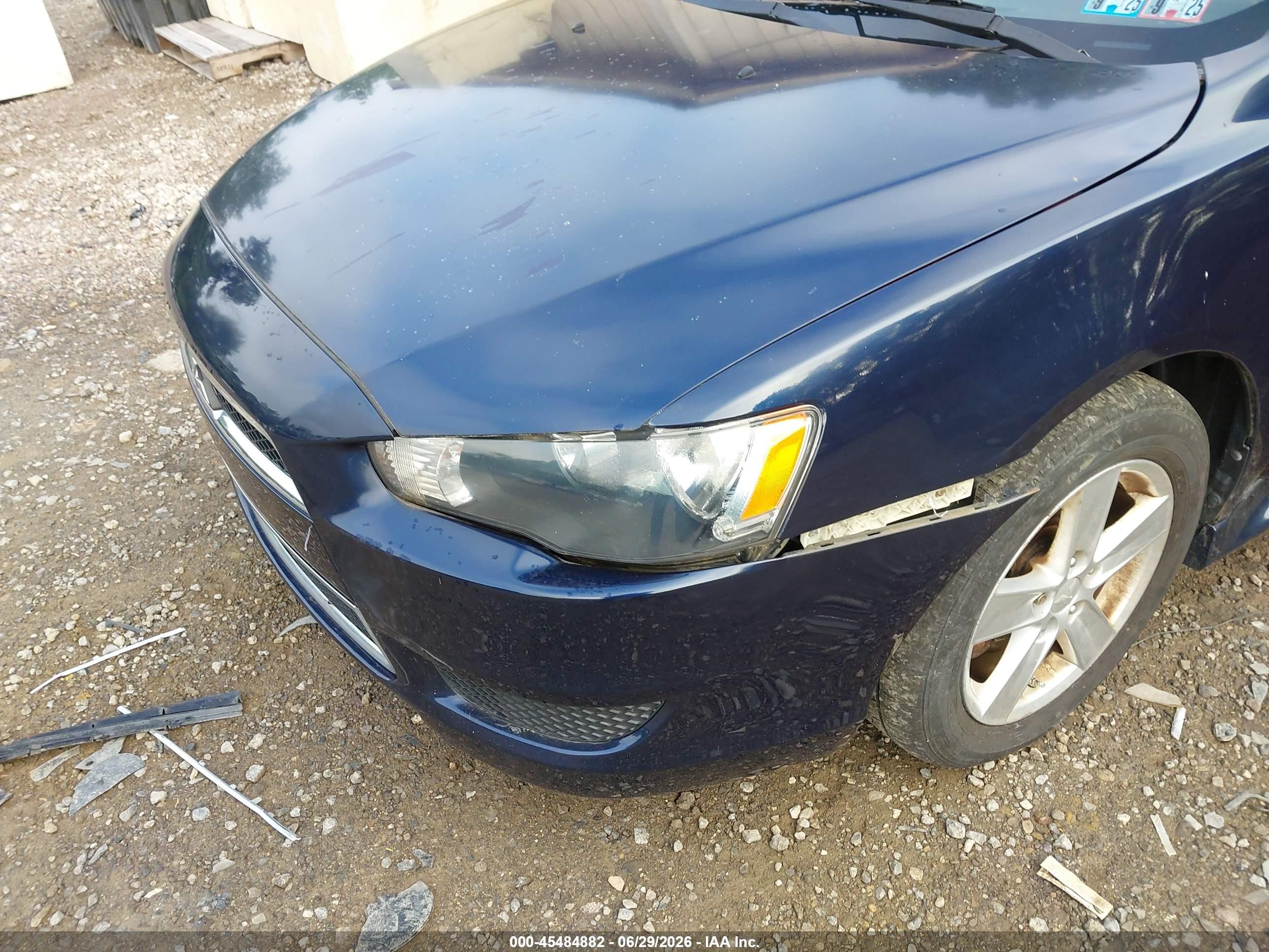 2014 Mitsubishi Lancer Se Blue vin: JA32V2FW0EU008616