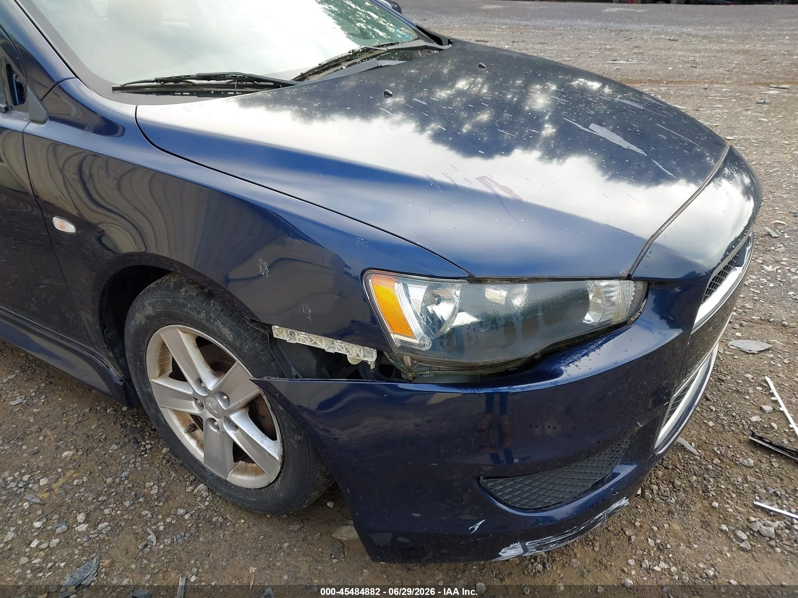 2014 Mitsubishi Lancer Se Blue vin: JA32V2FW0EU008616