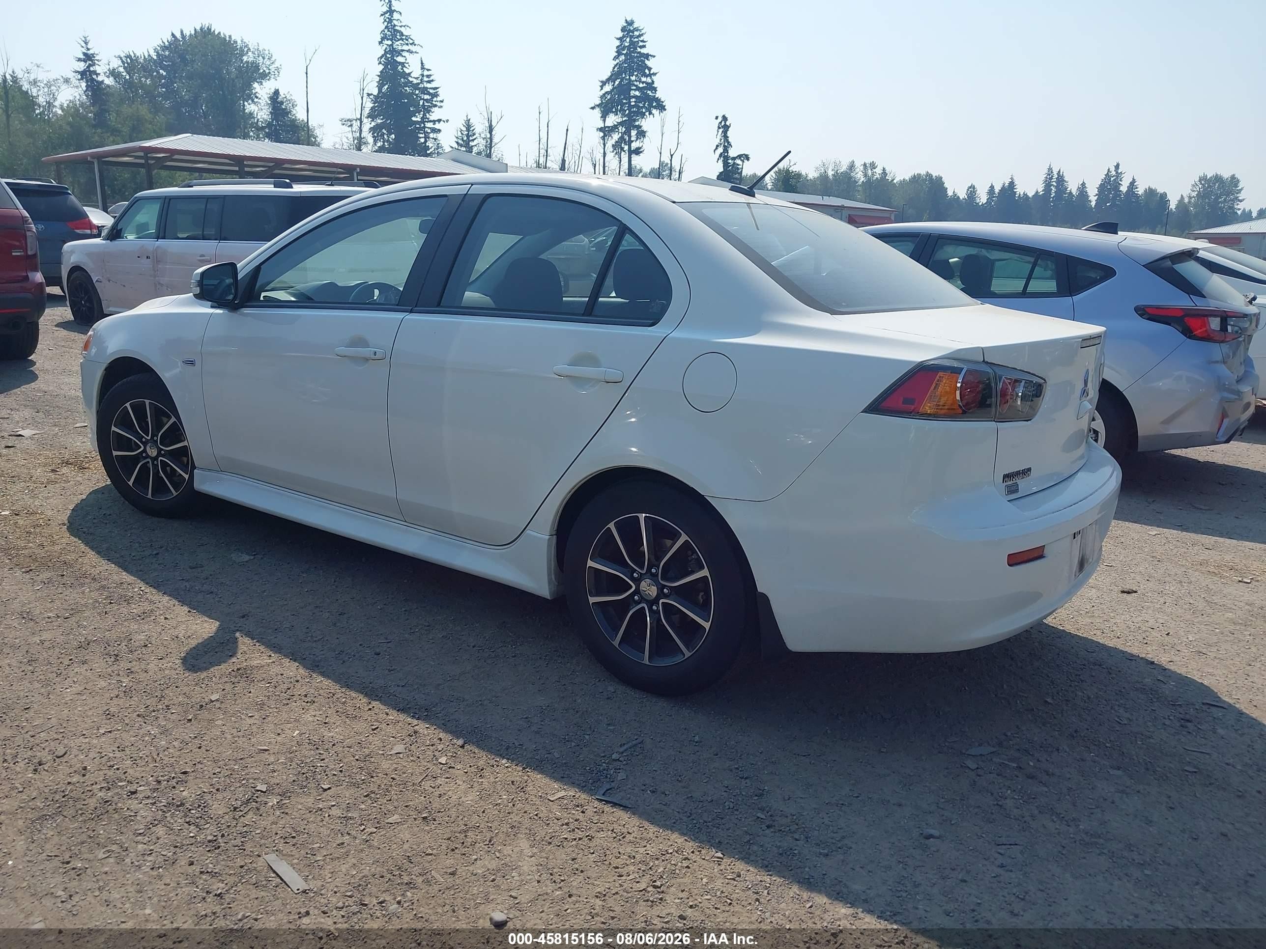 2015 Mitsubishi Lancer Se White vin: JA32V2FW0FU024719