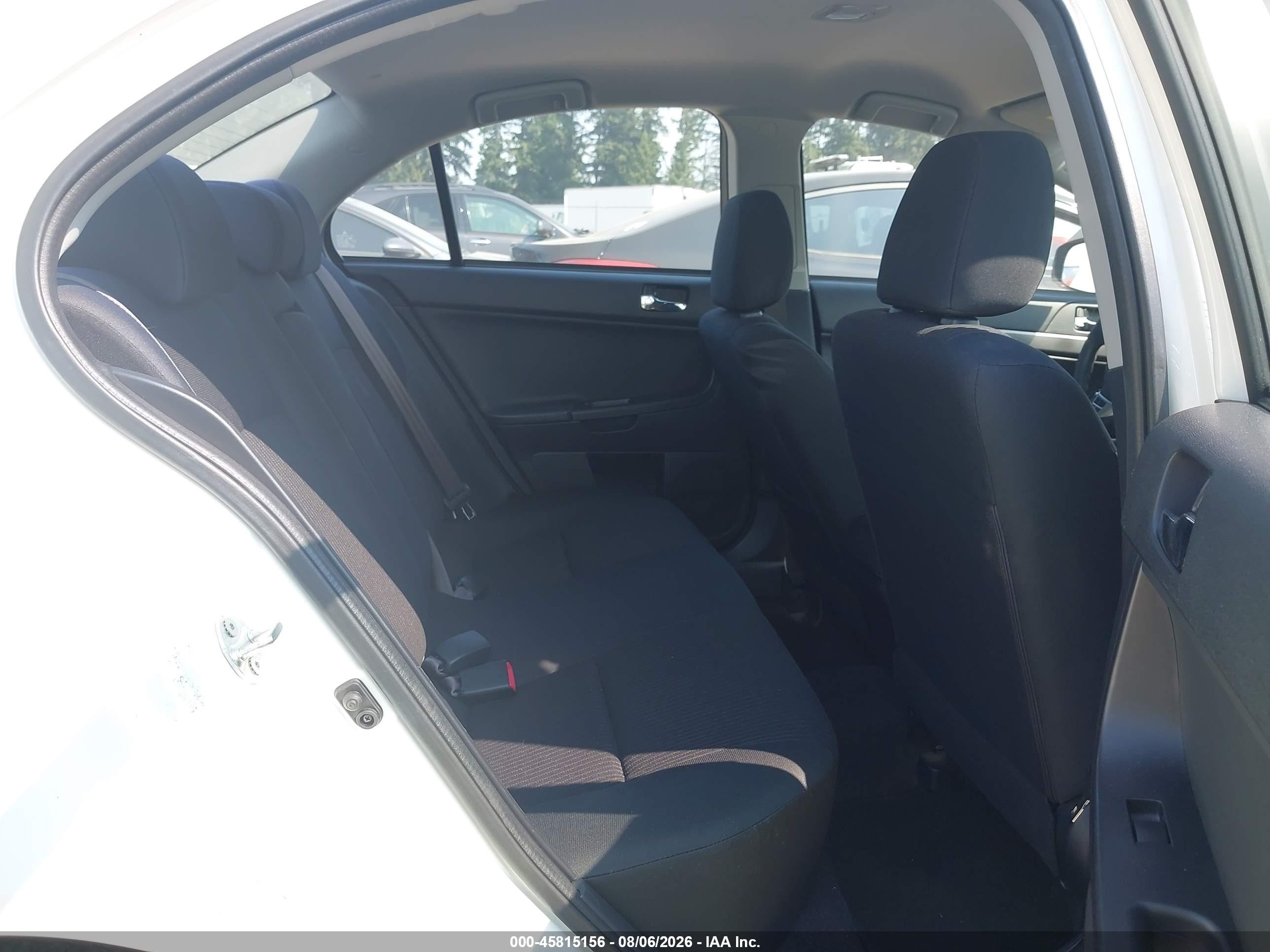 2015 Mitsubishi Lancer Se White vin: JA32V2FW0FU024719