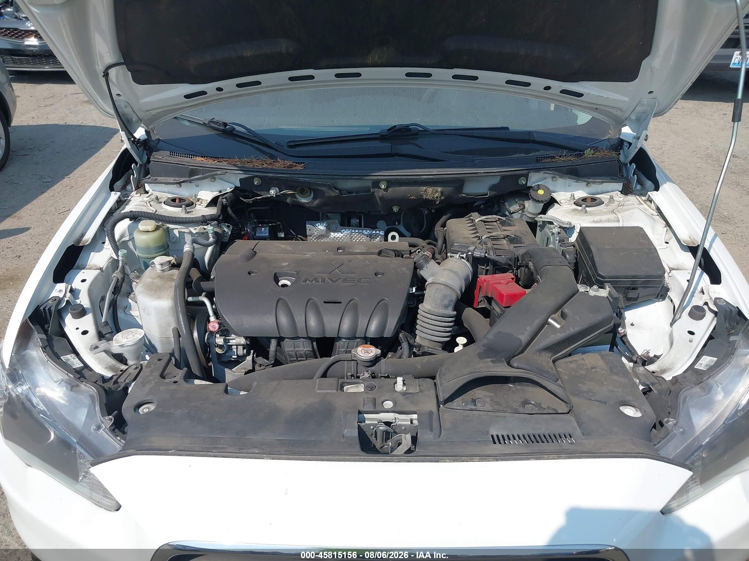2015 Mitsubishi Lancer Se White vin: JA32V2FW0FU024719