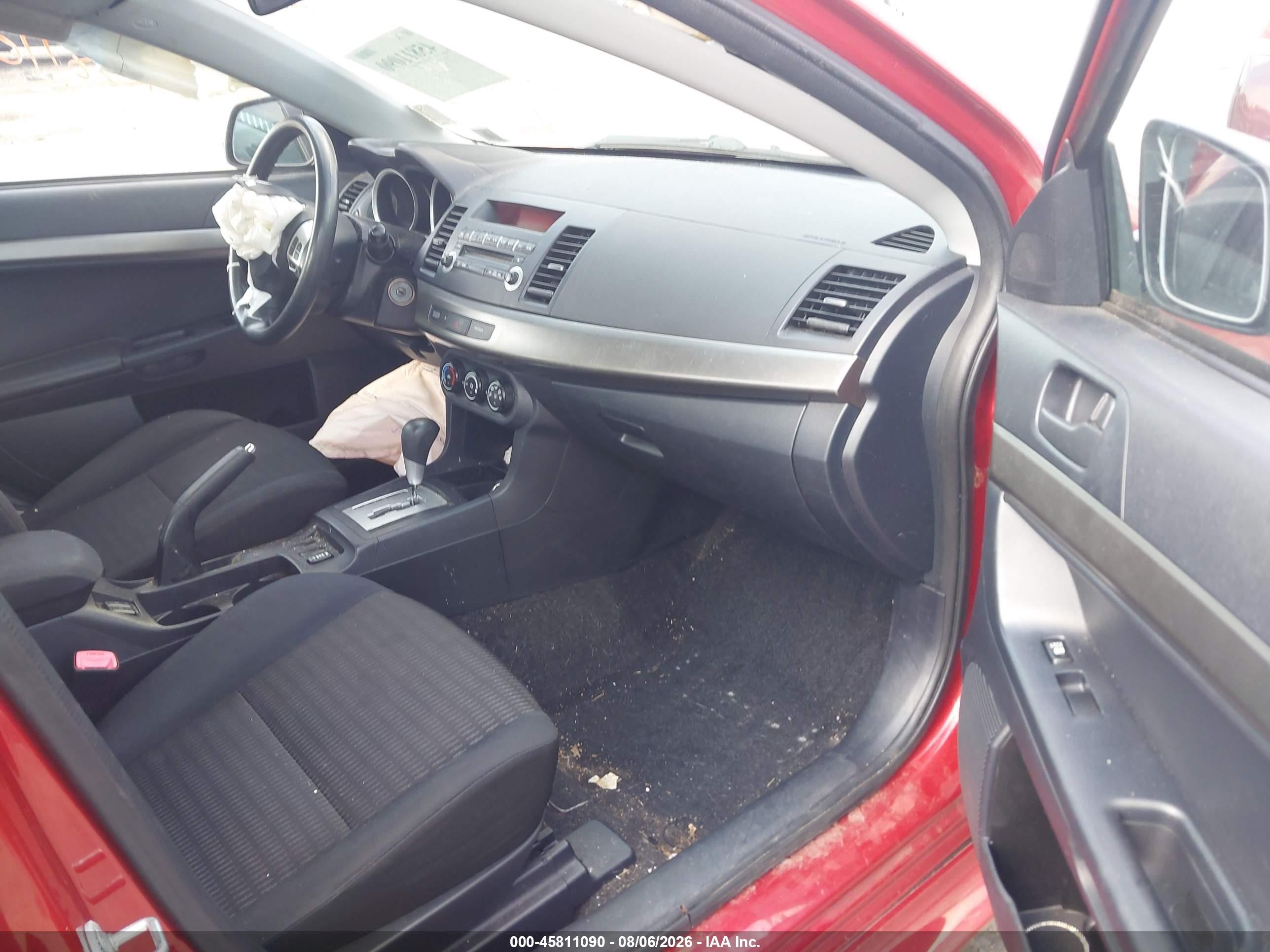 2012 Mitsubishi Lancer Se Red vin: JA32V2FW1CU009822