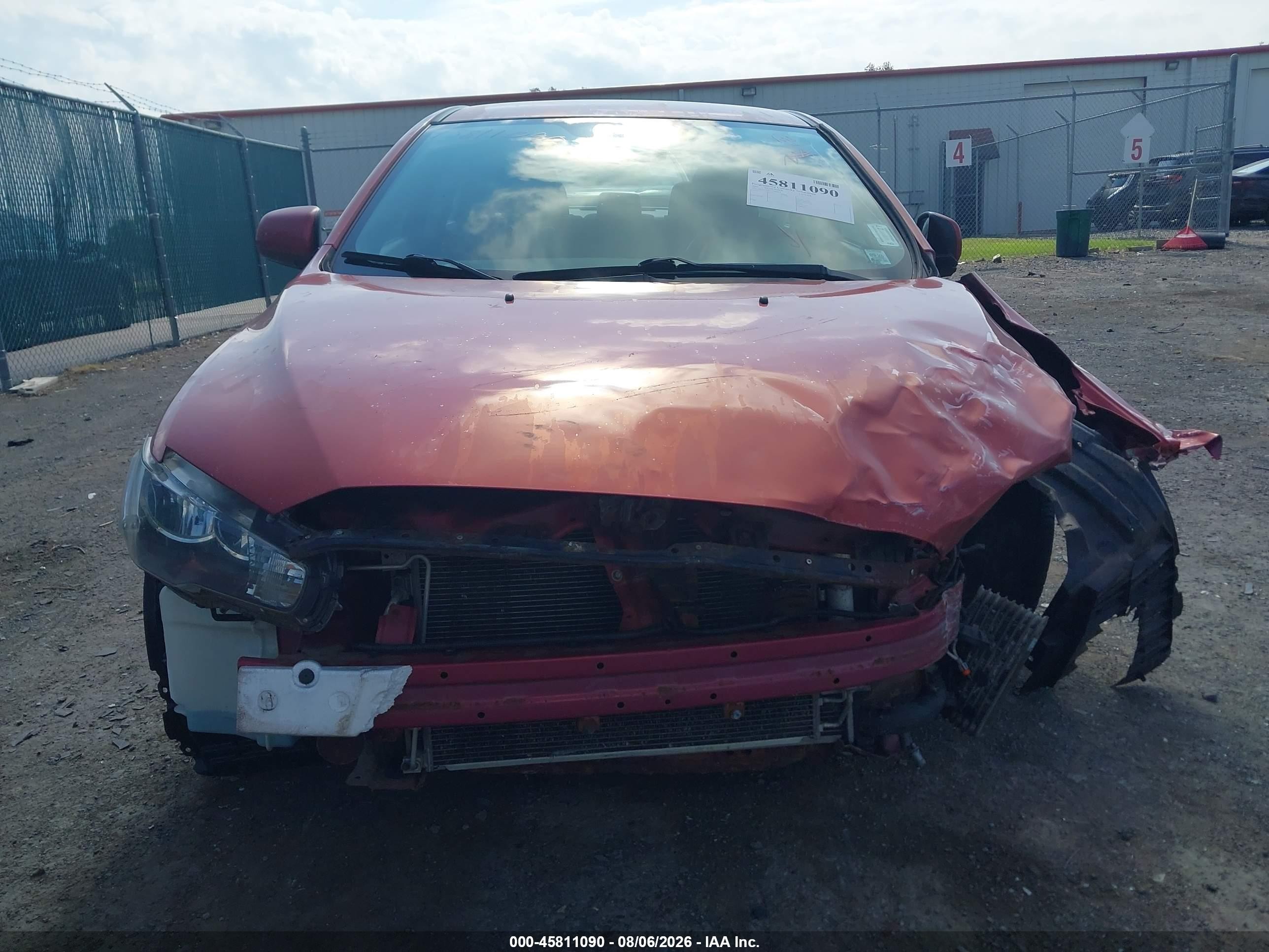 2012 Mitsubishi Lancer Se Red vin: JA32V2FW1CU009822