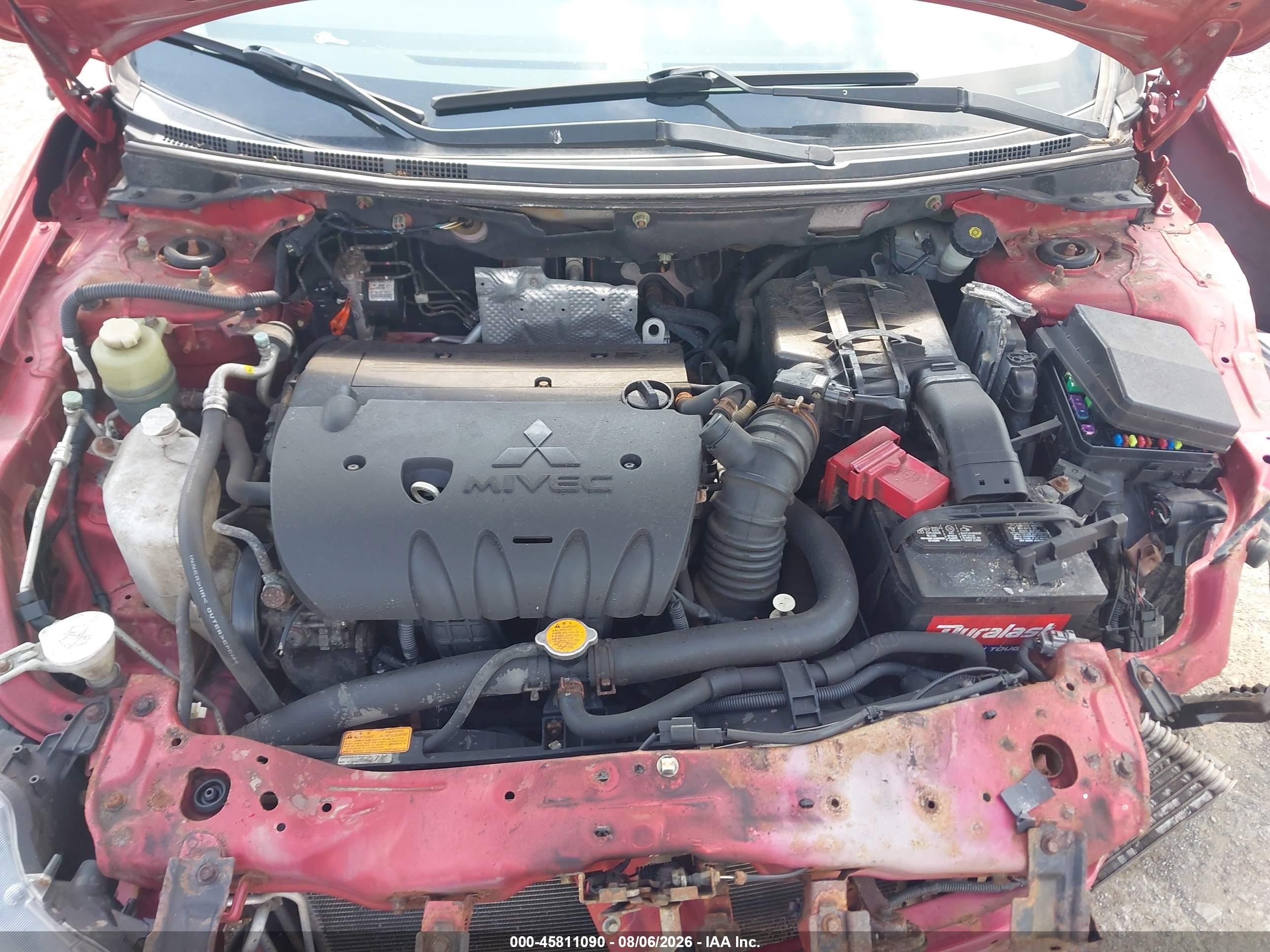 2012 Mitsubishi Lancer Se Red vin: JA32V2FW1CU009822