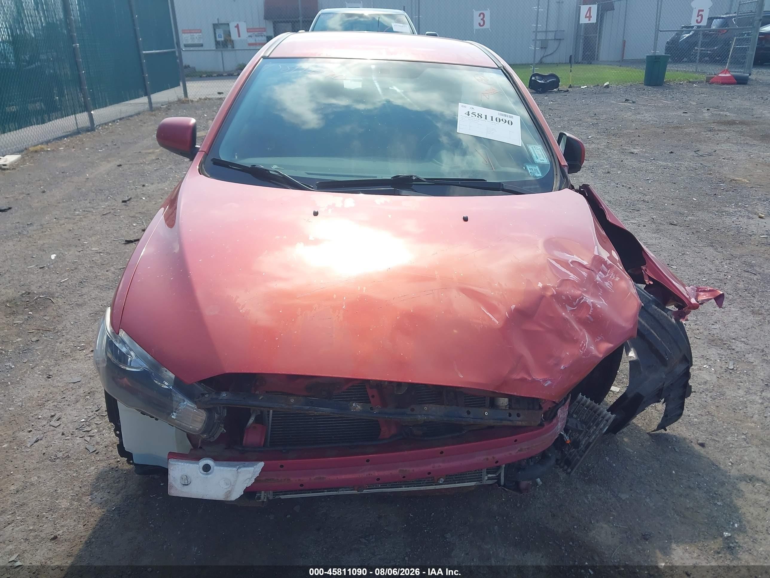 2012 Mitsubishi Lancer Se Red vin: JA32V2FW1CU009822