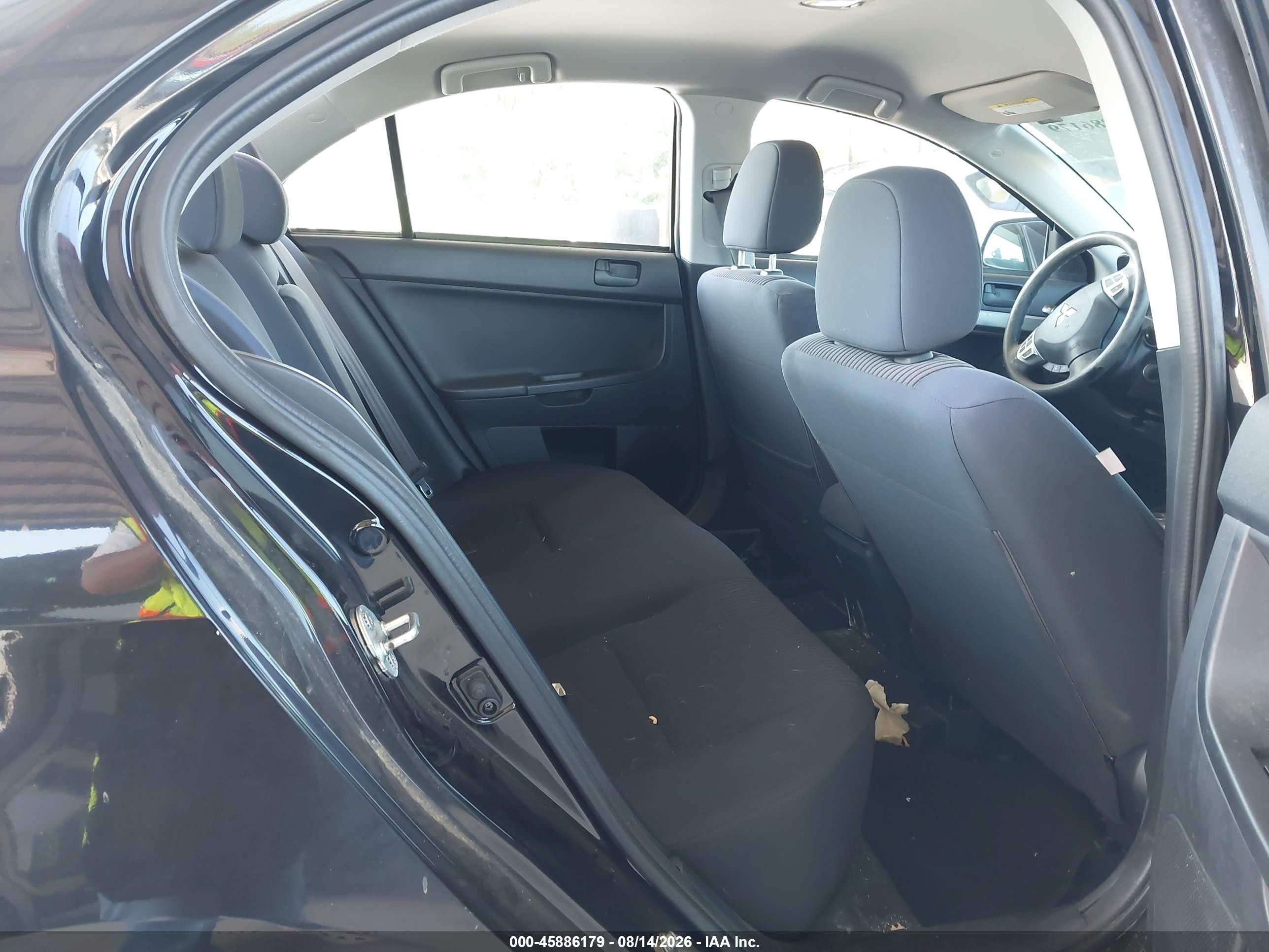 2014 Mitsubishi Lancer Se Black vin: JA32V2FW1EU010178