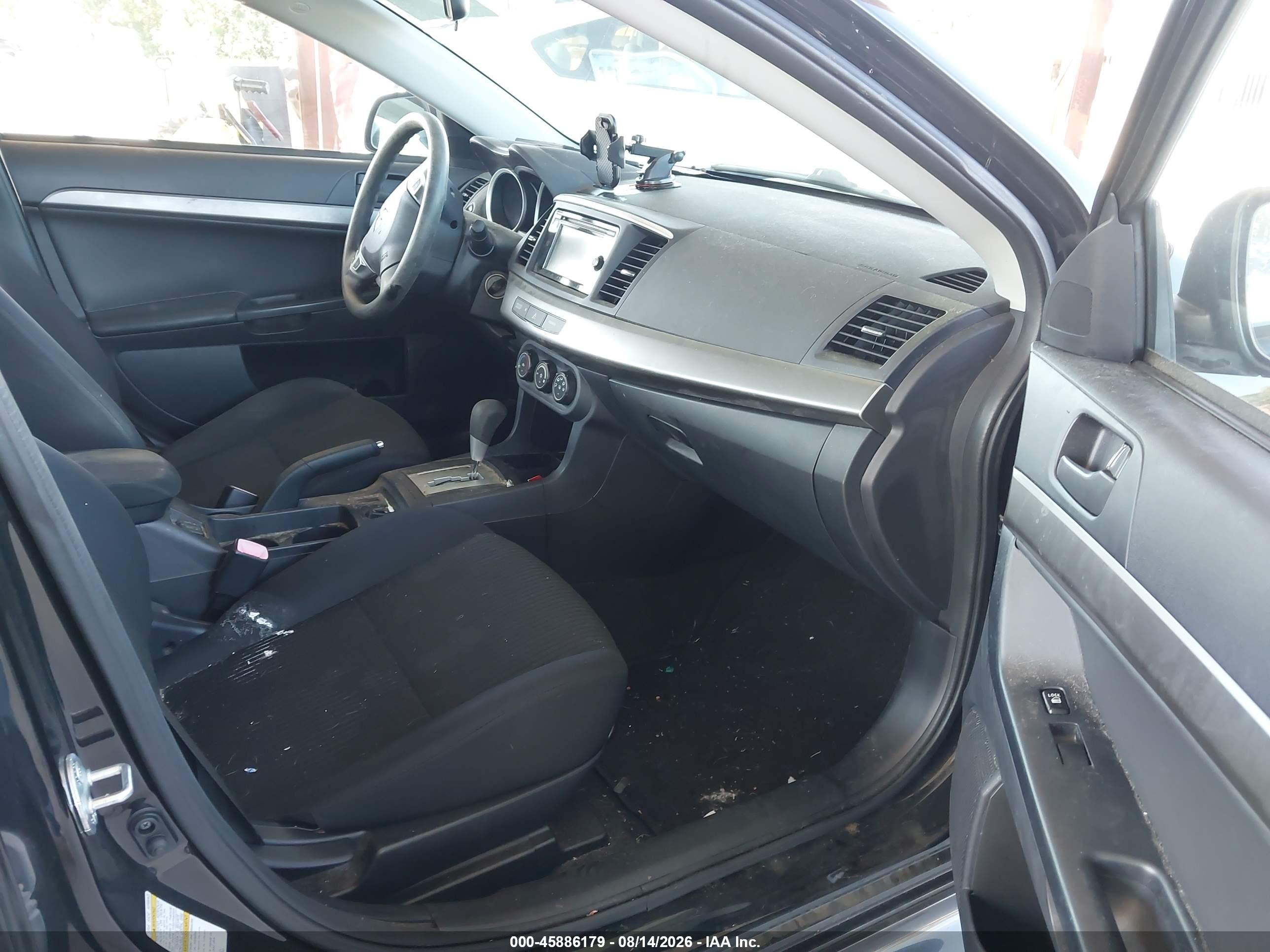 2014 Mitsubishi Lancer Se Black vin: JA32V2FW1EU010178
