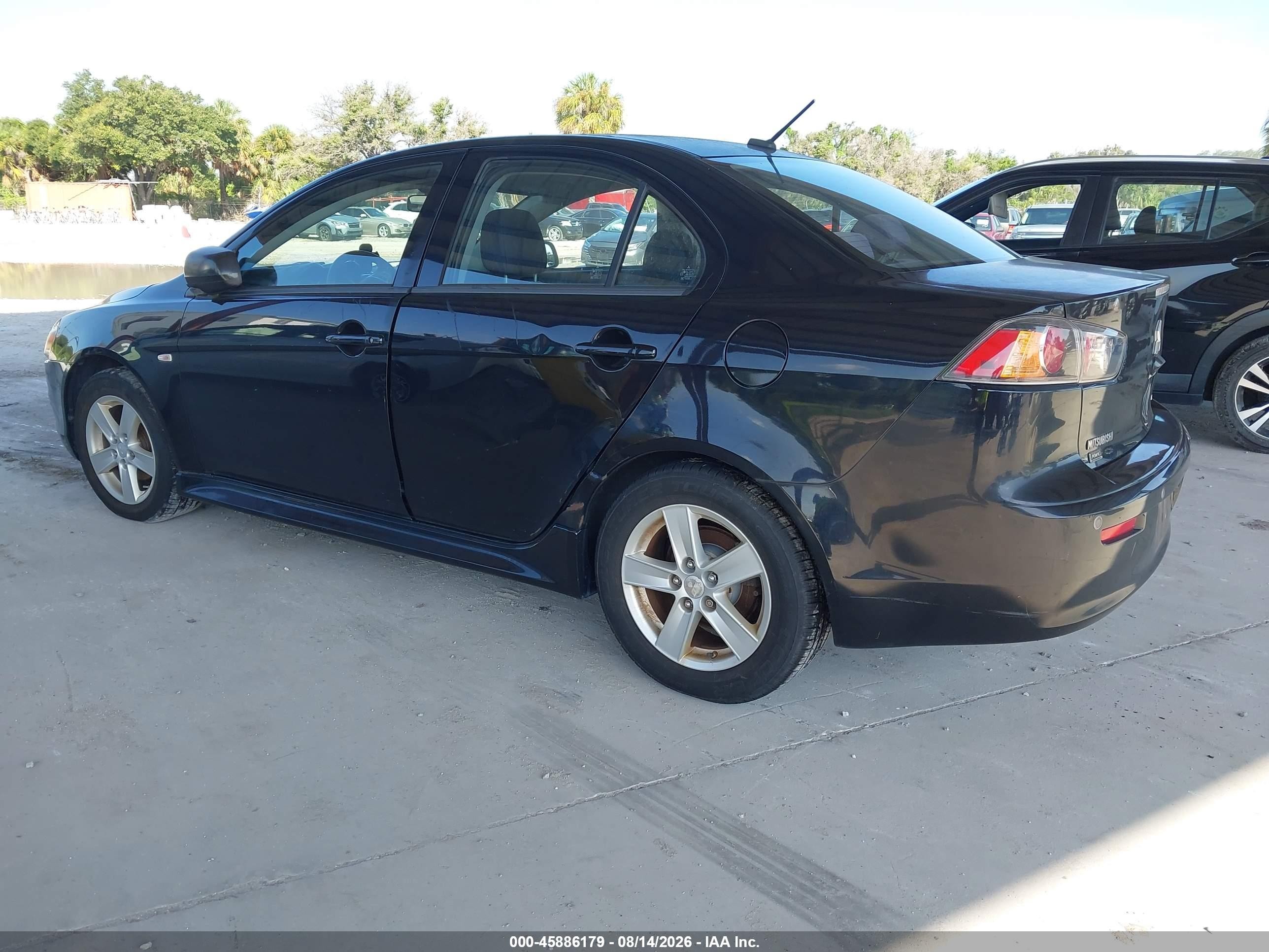 2014 Mitsubishi Lancer Se Black vin: JA32V2FW1EU010178