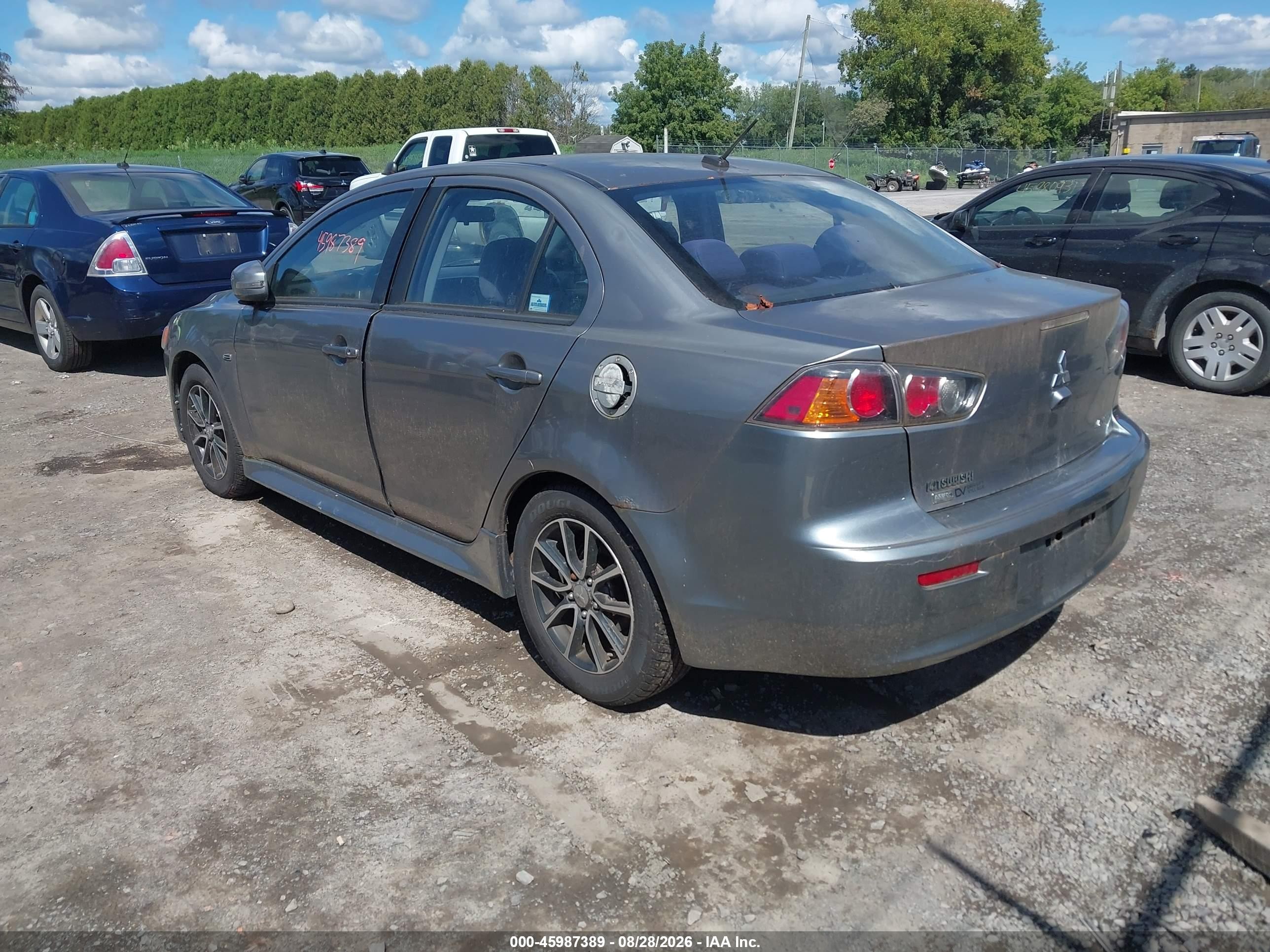 2015 Mitsubishi Lancer Se Серый vin: JA32V2FW1FU016791