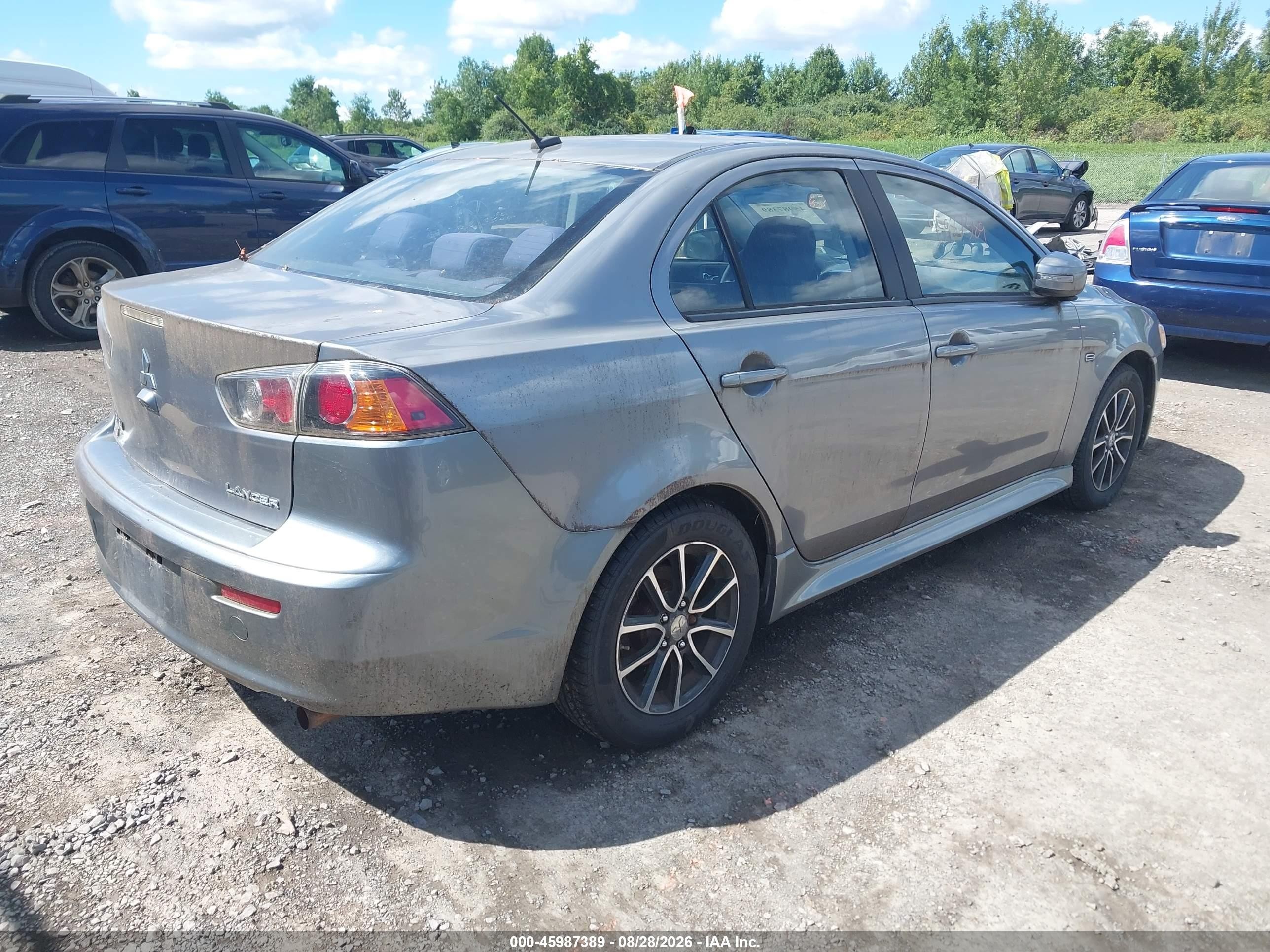 2015 Mitsubishi Lancer Se Серый vin: JA32V2FW1FU016791