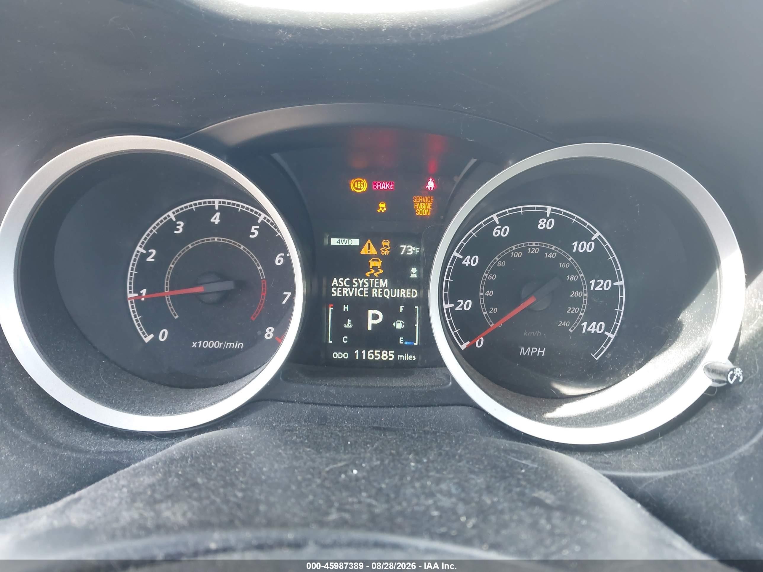 2015 Mitsubishi Lancer Se Серый vin: JA32V2FW1FU016791