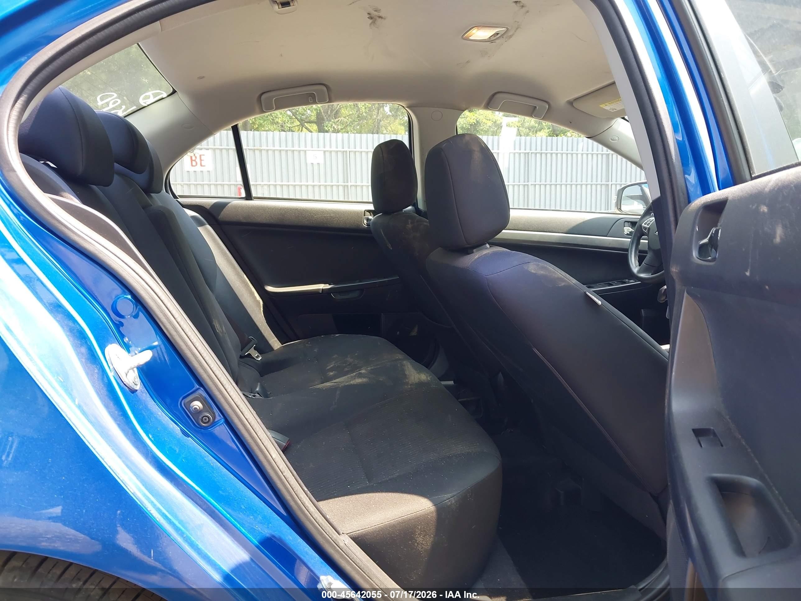 2015 Mitsubishi Lancer Se Blue vin: JA32V2FW1FU018542