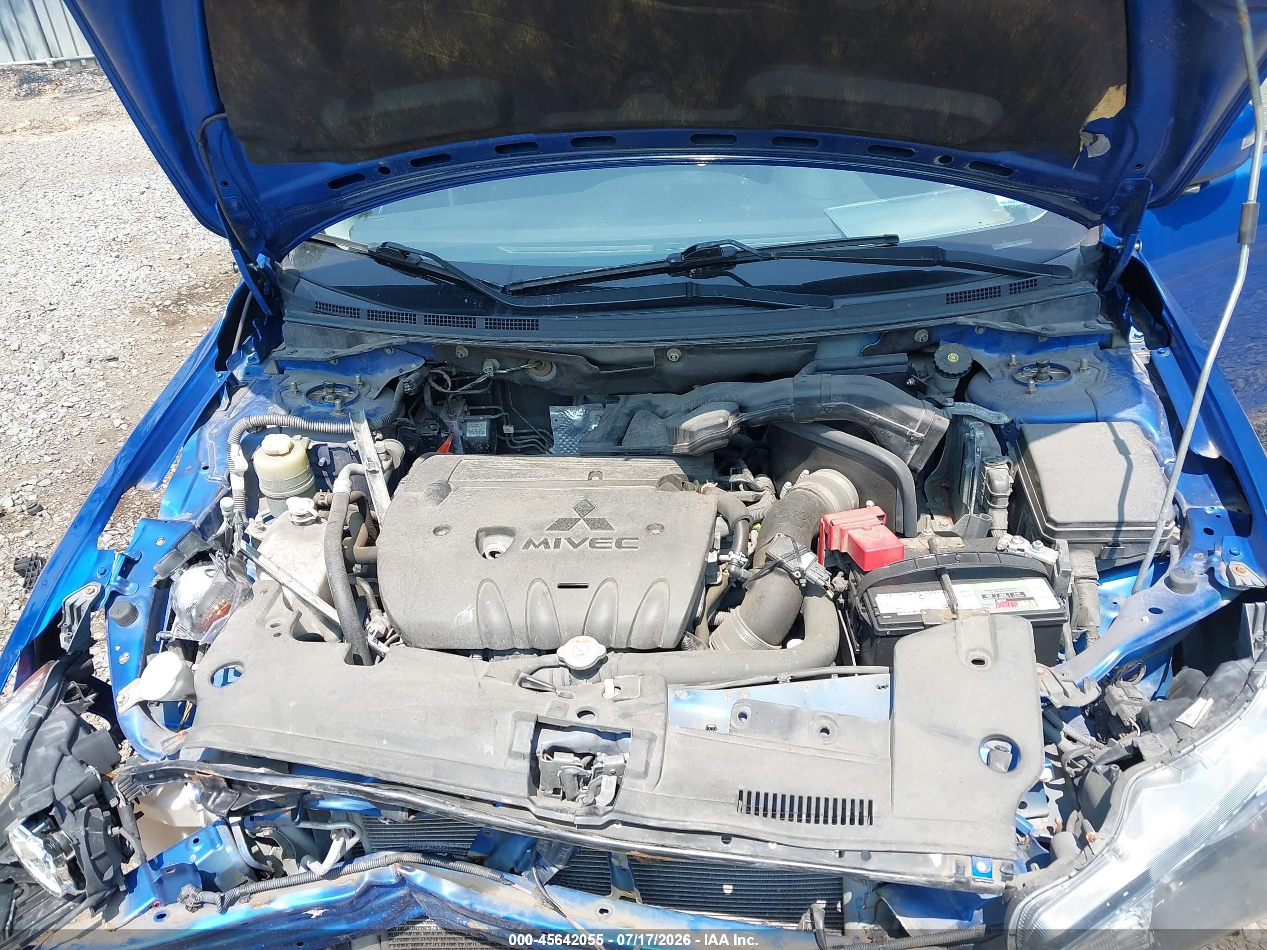 2015 Mitsubishi Lancer Se Blue vin: JA32V2FW1FU018542