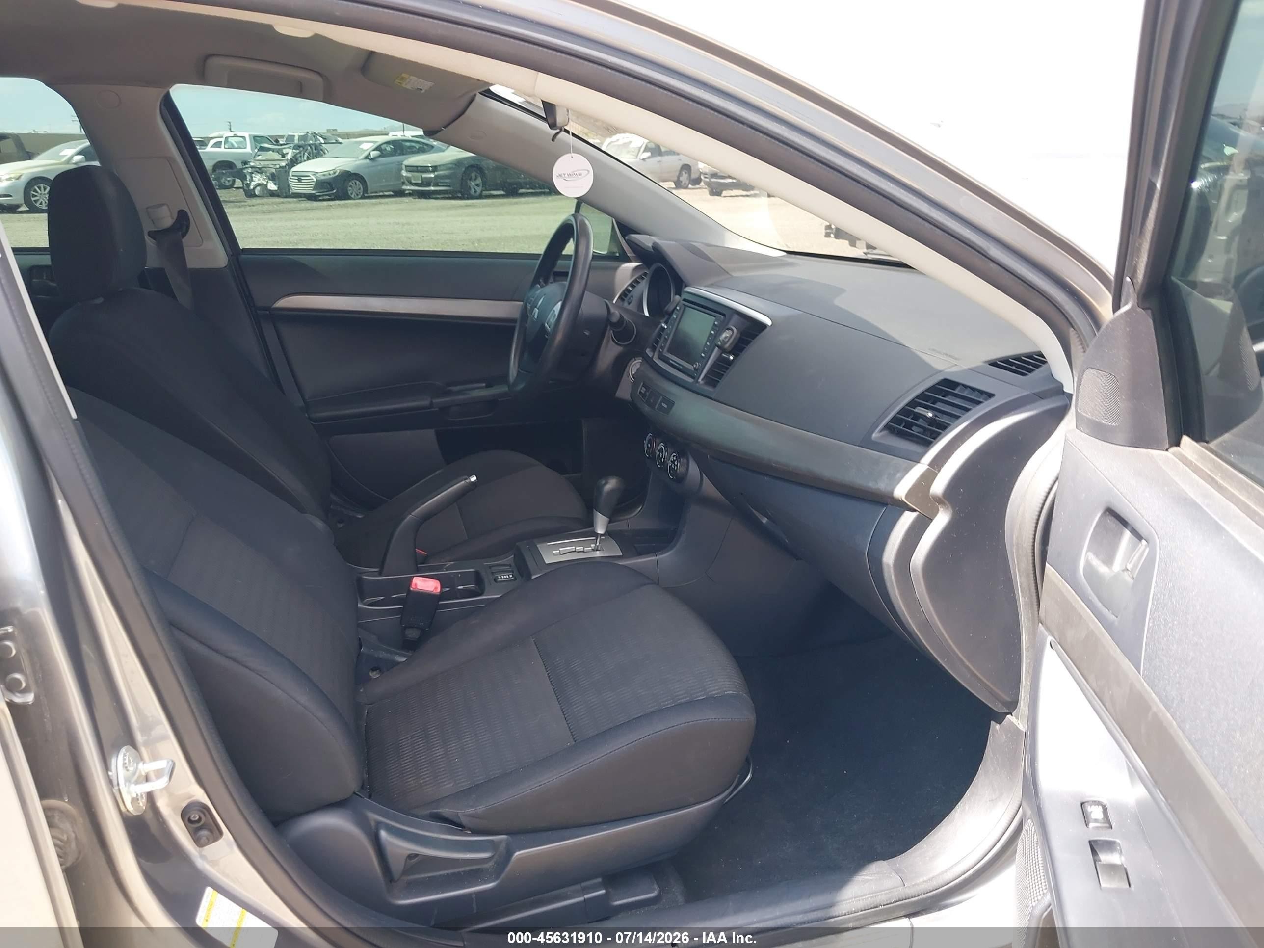 2012 Mitsubishi Lancer Se Gray vin: JA32V2FW2CU016844