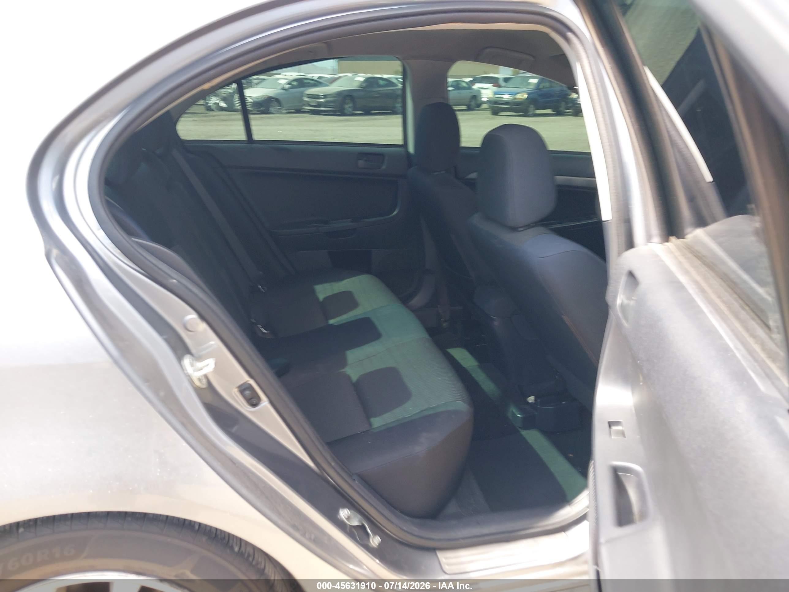 2012 Mitsubishi Lancer Se Gray vin: JA32V2FW2CU016844