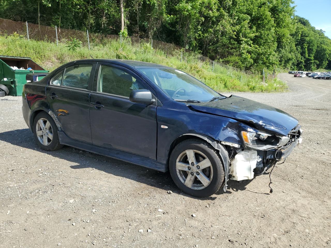 2014 Mitsubishi Lancer Se Blue vin: JA32V2FW2EU002686