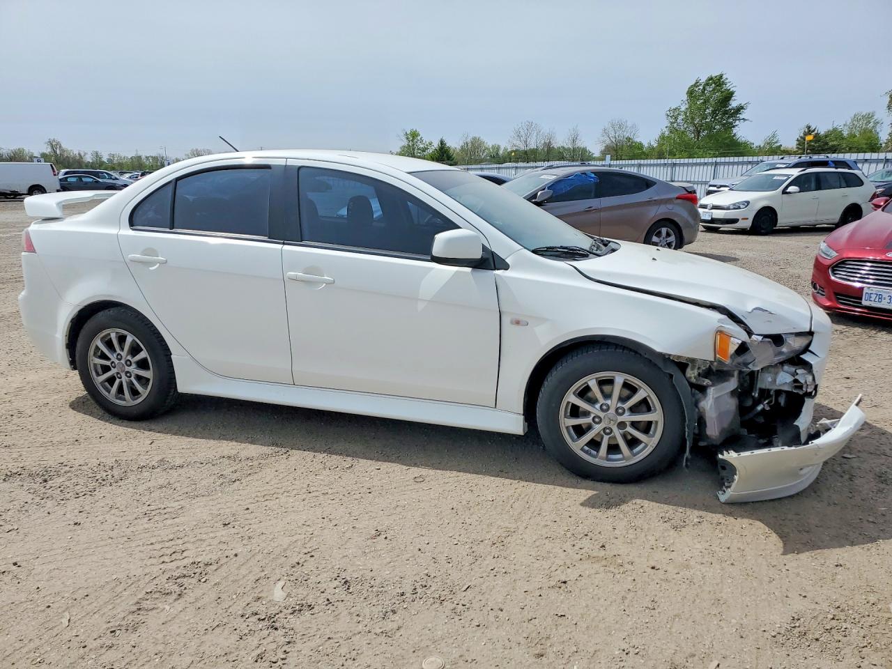 2014 Mitsubishi Lancer Se White vin: JA32V2FW2EU606853