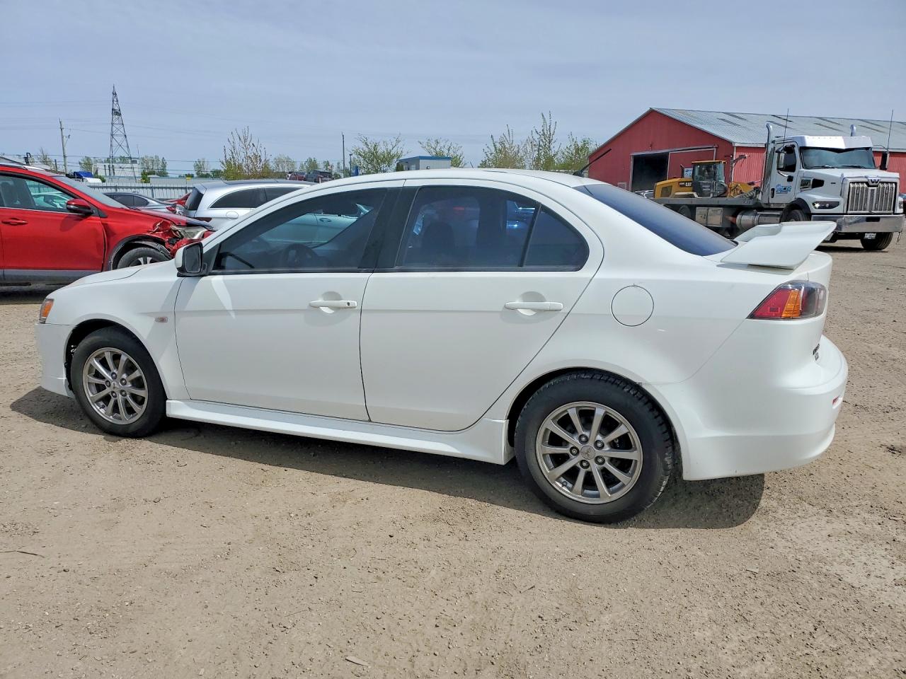 2014 Mitsubishi Lancer Se White vin: JA32V2FW2EU606853