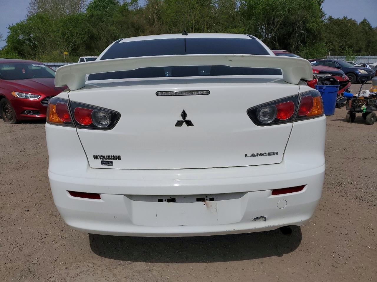 2014 Mitsubishi Lancer Se White vin: JA32V2FW2EU606853