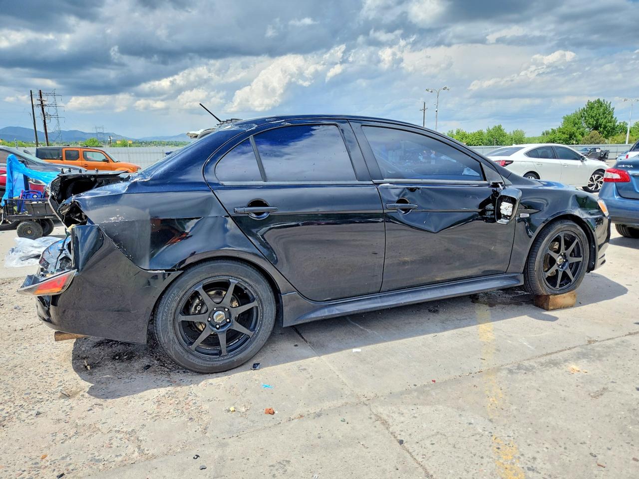 2015 Mitsubishi Lancer Se Black vin: JA32V2FW2FU021174